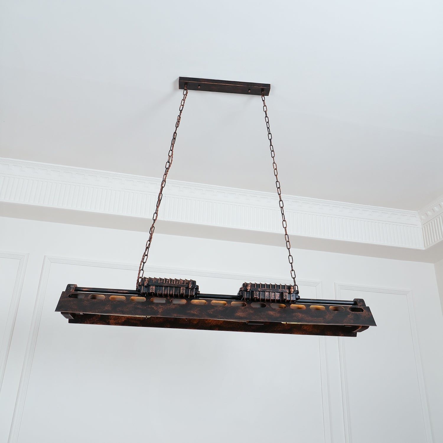 Industrial Steampunk Chandelier - Blowlighting