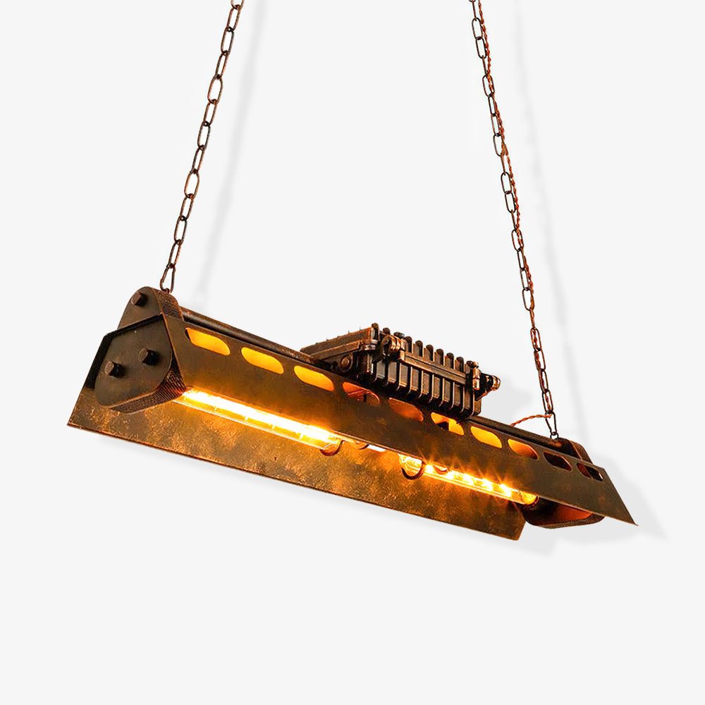 Industrial Steampunk Chandelier - Blowlighting