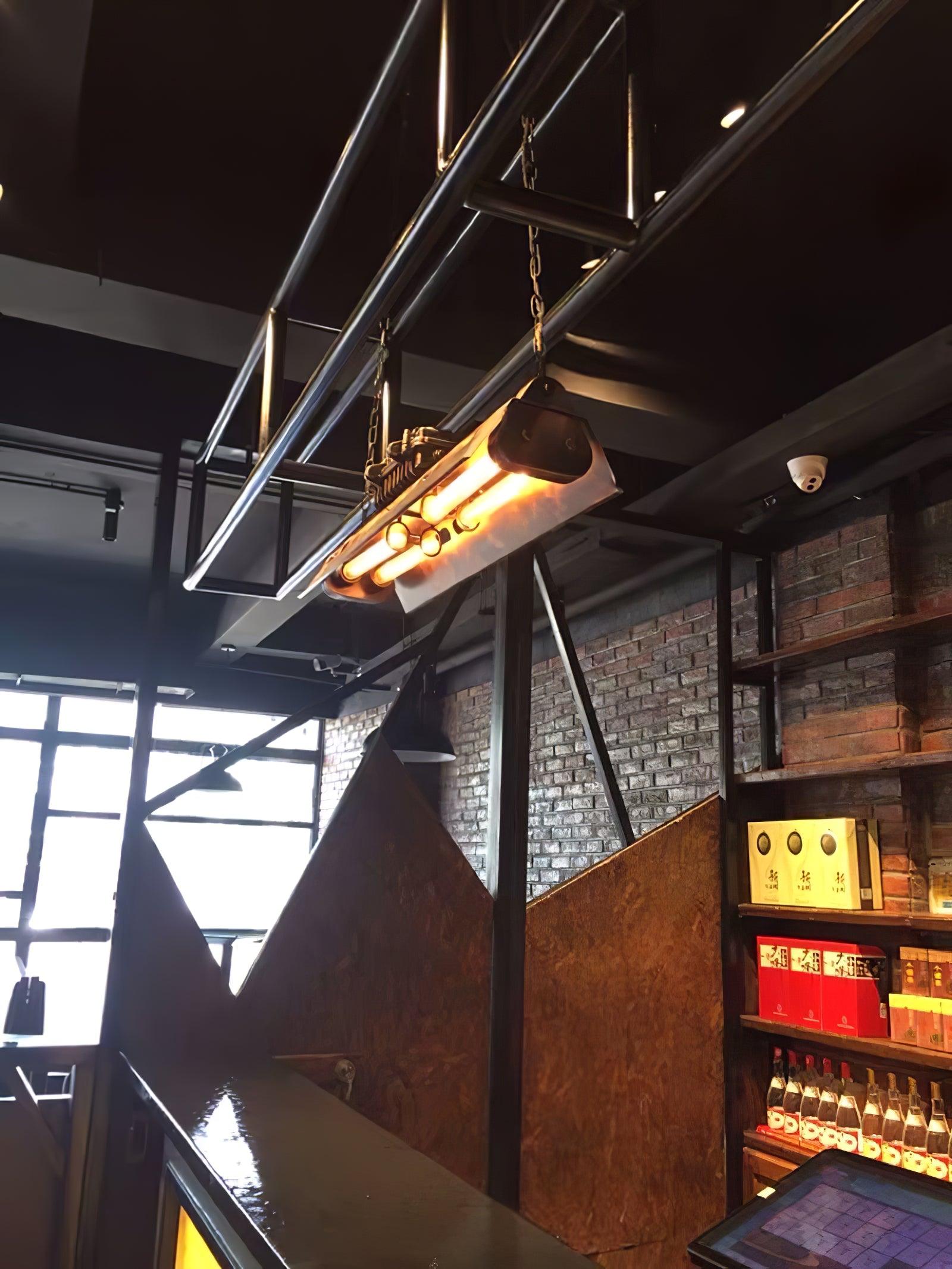 Industrial Steampunk Chandelier - Blowlighting