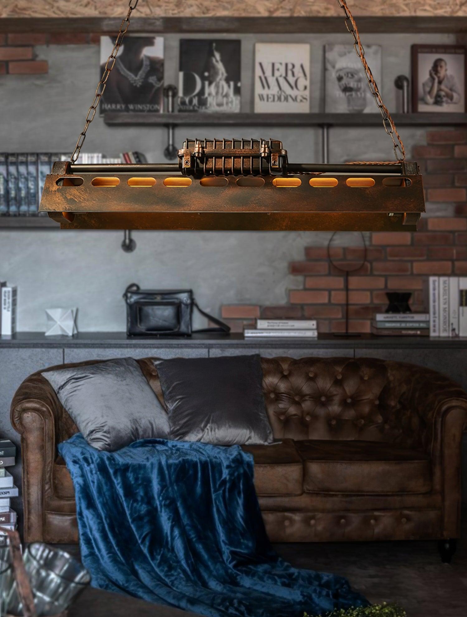 Industrial Steampunk Chandelier - Blowlighting