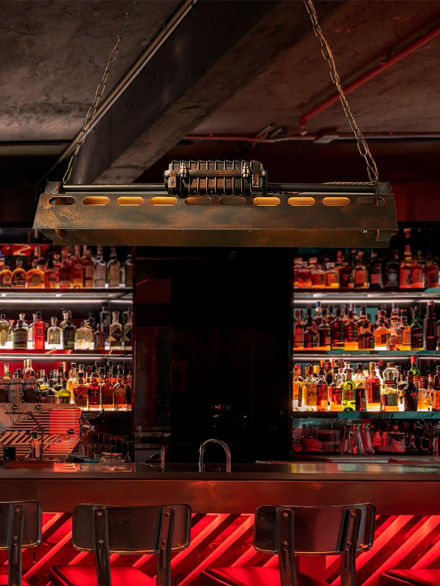 Industrial Steampunk Chandelier - Blowlighting