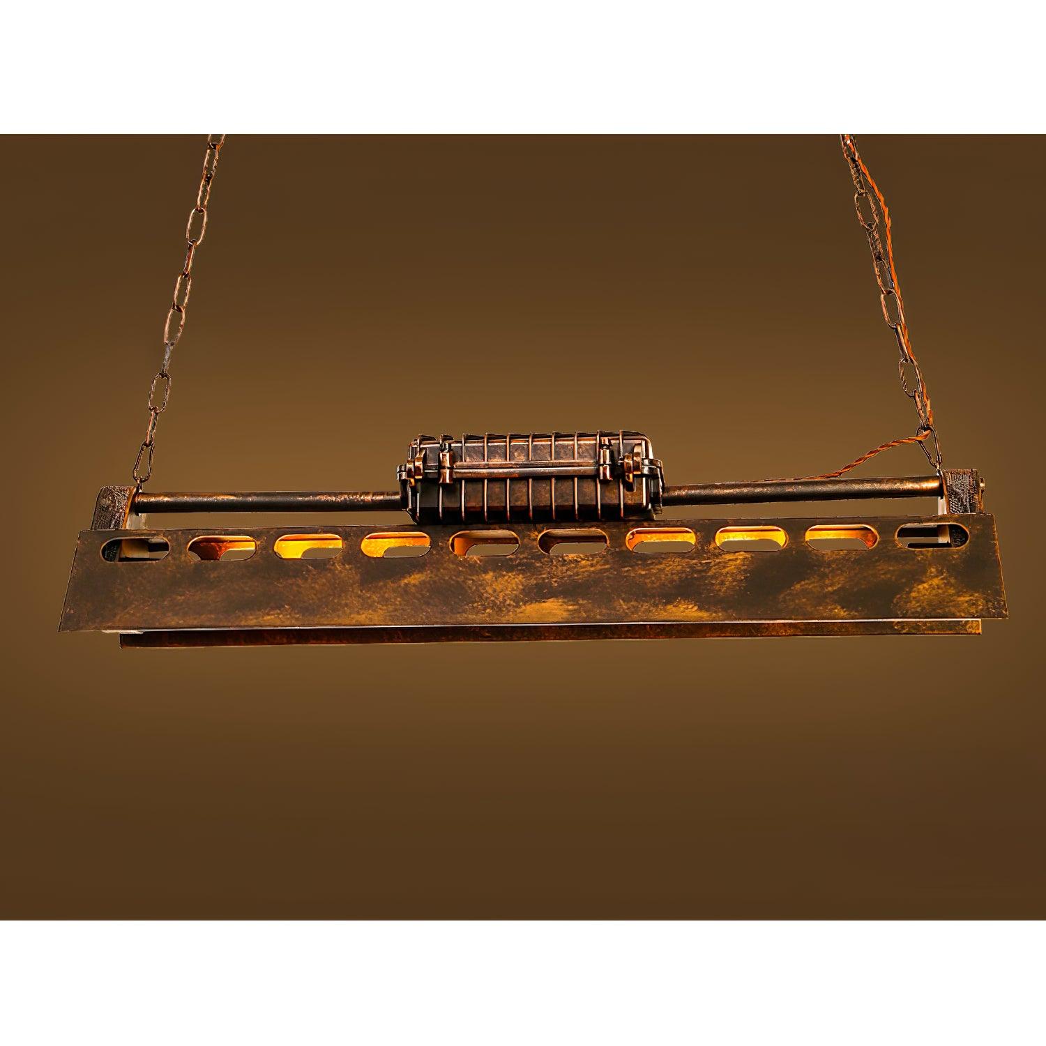 Industrial Steampunk Chandelier - Blowlighting