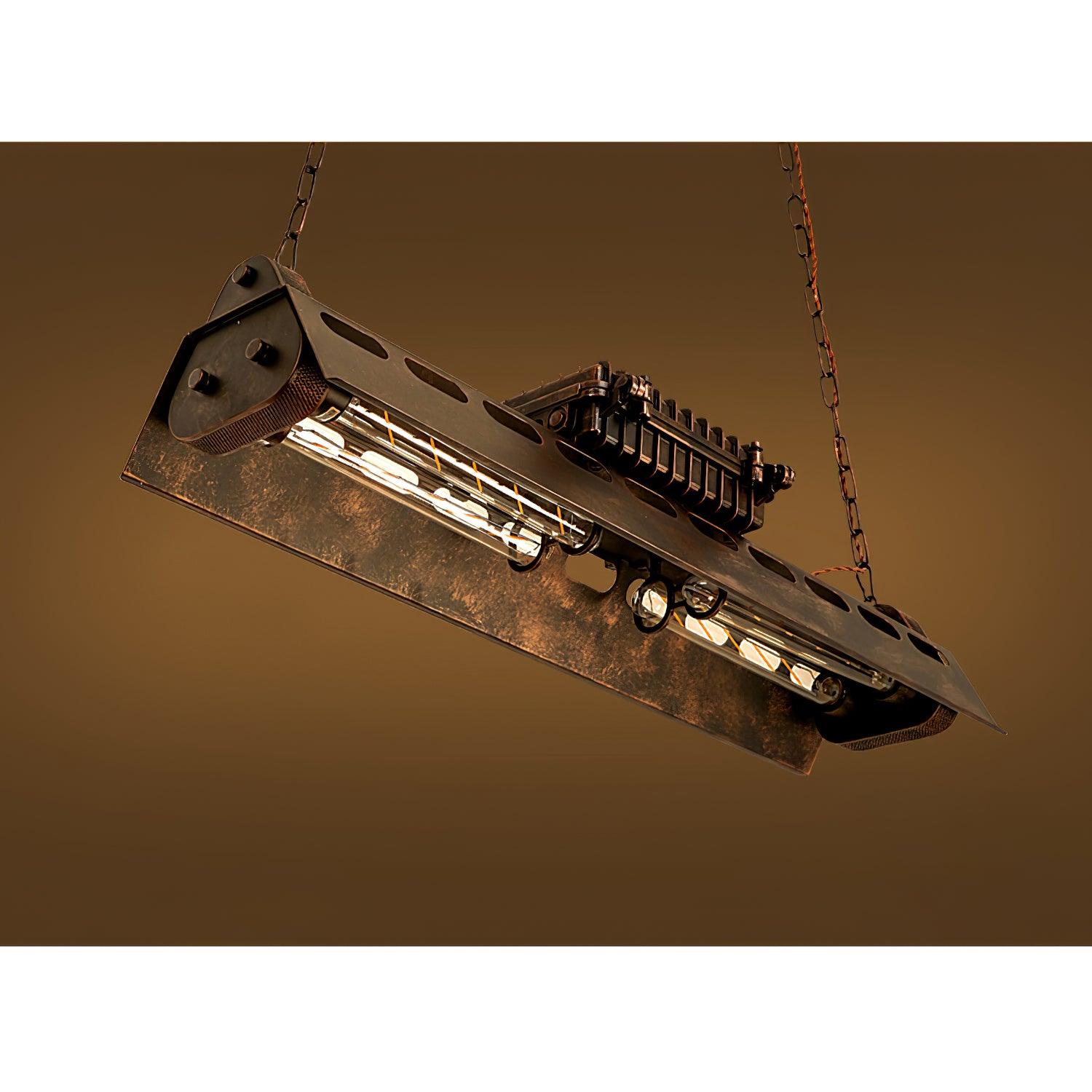 Industrial Steampunk Chandelier - Blowlighting