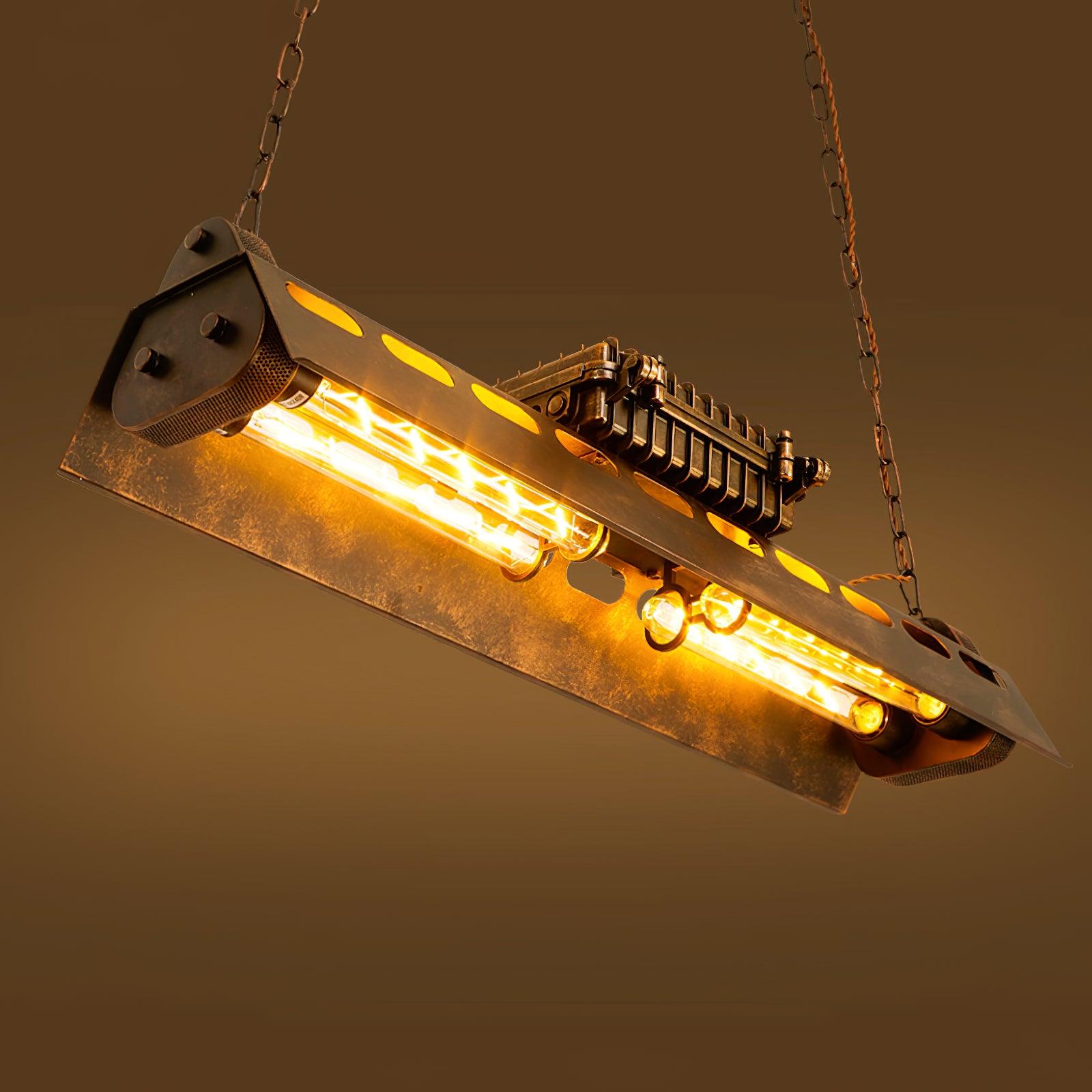 Industrial Steampunk Chandelier - Blowlighting