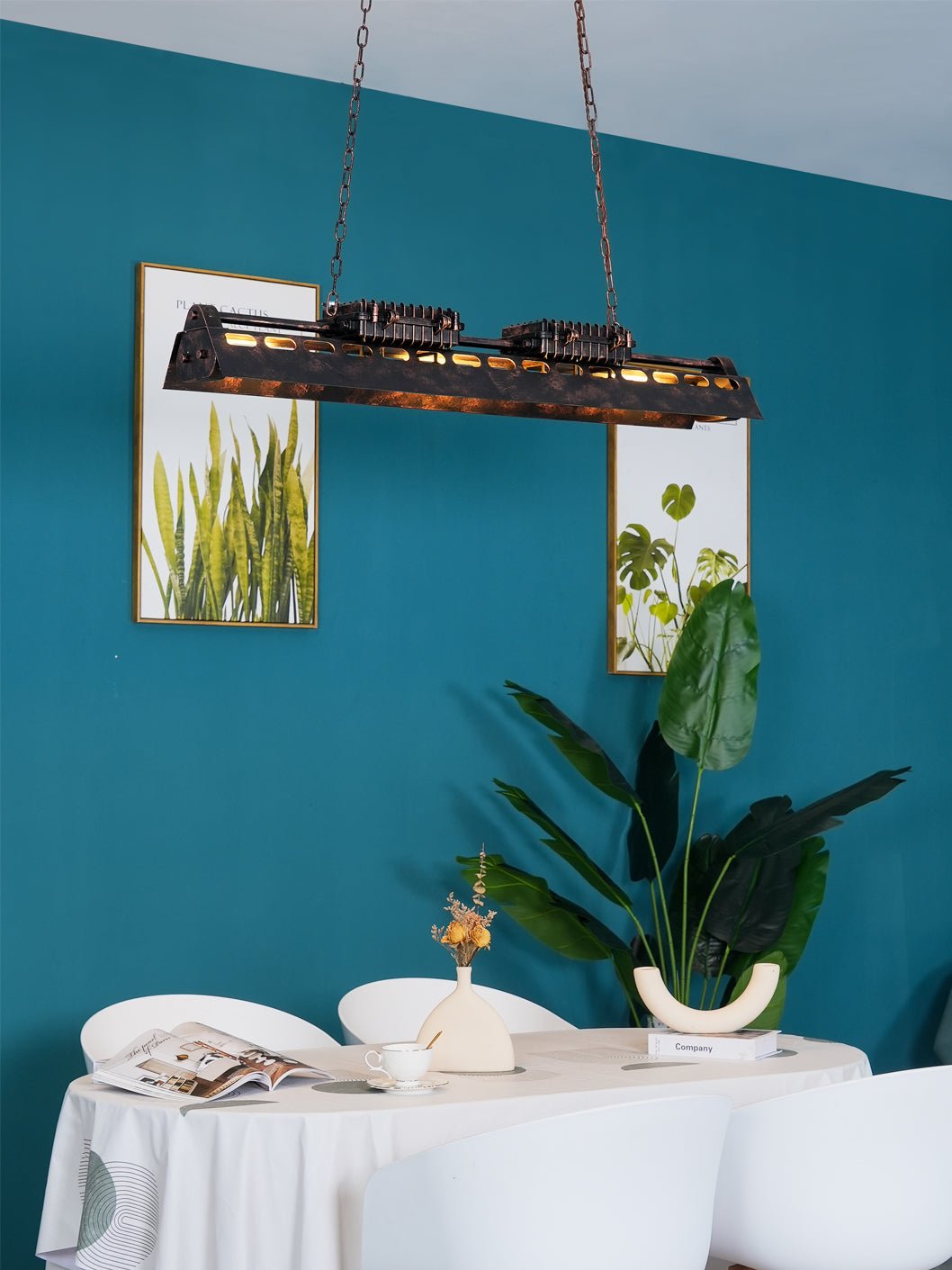 Industrial Steampunk Chandelier - Blowlighting