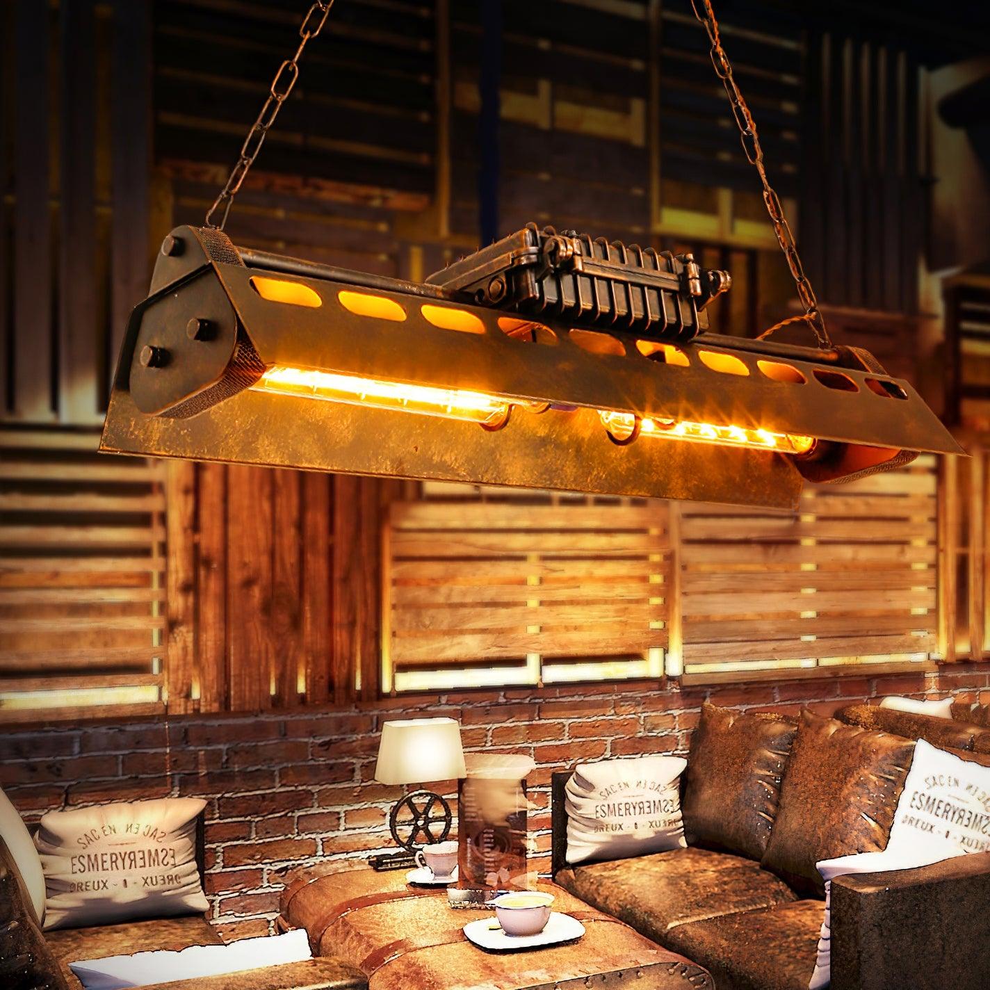 Industrial Steampunk Chandelier - Blowlighting