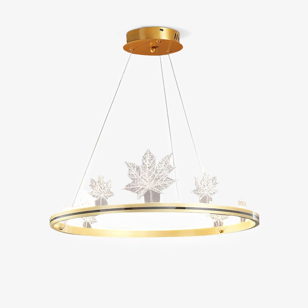 Ion Leaf Chandelier - Blowlighting