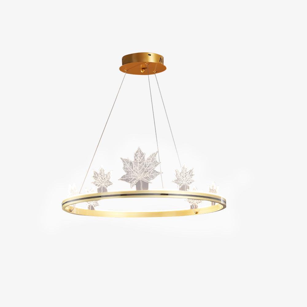 Ion Leaf Chandelier - Blowlighting