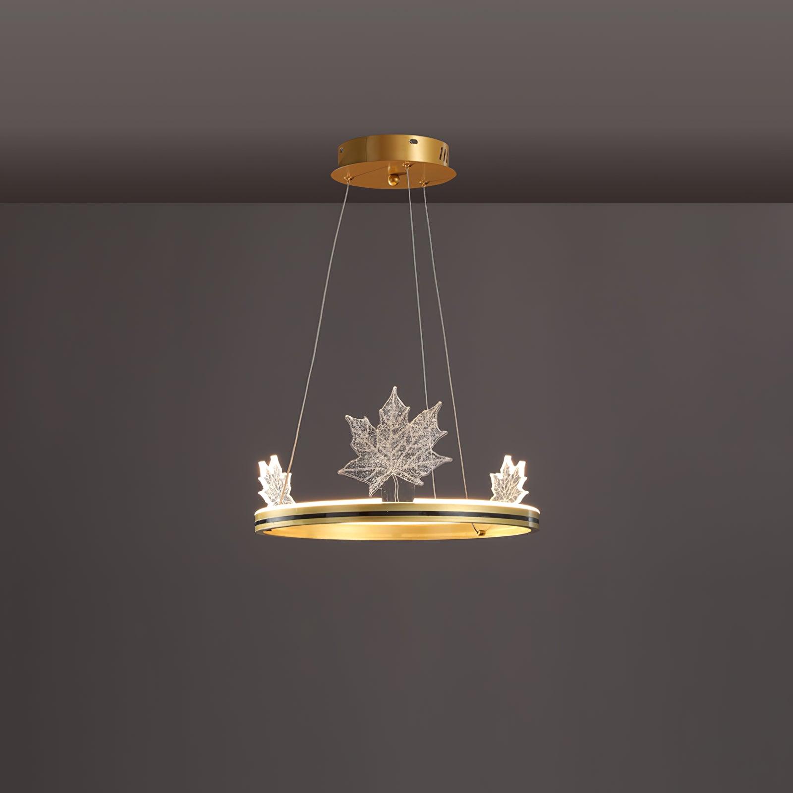Ion Leaf Chandelier - Blowlighting