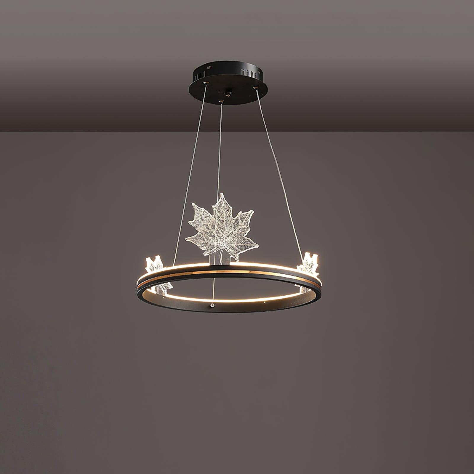 Ion Leaf Chandelier - Blowlighting