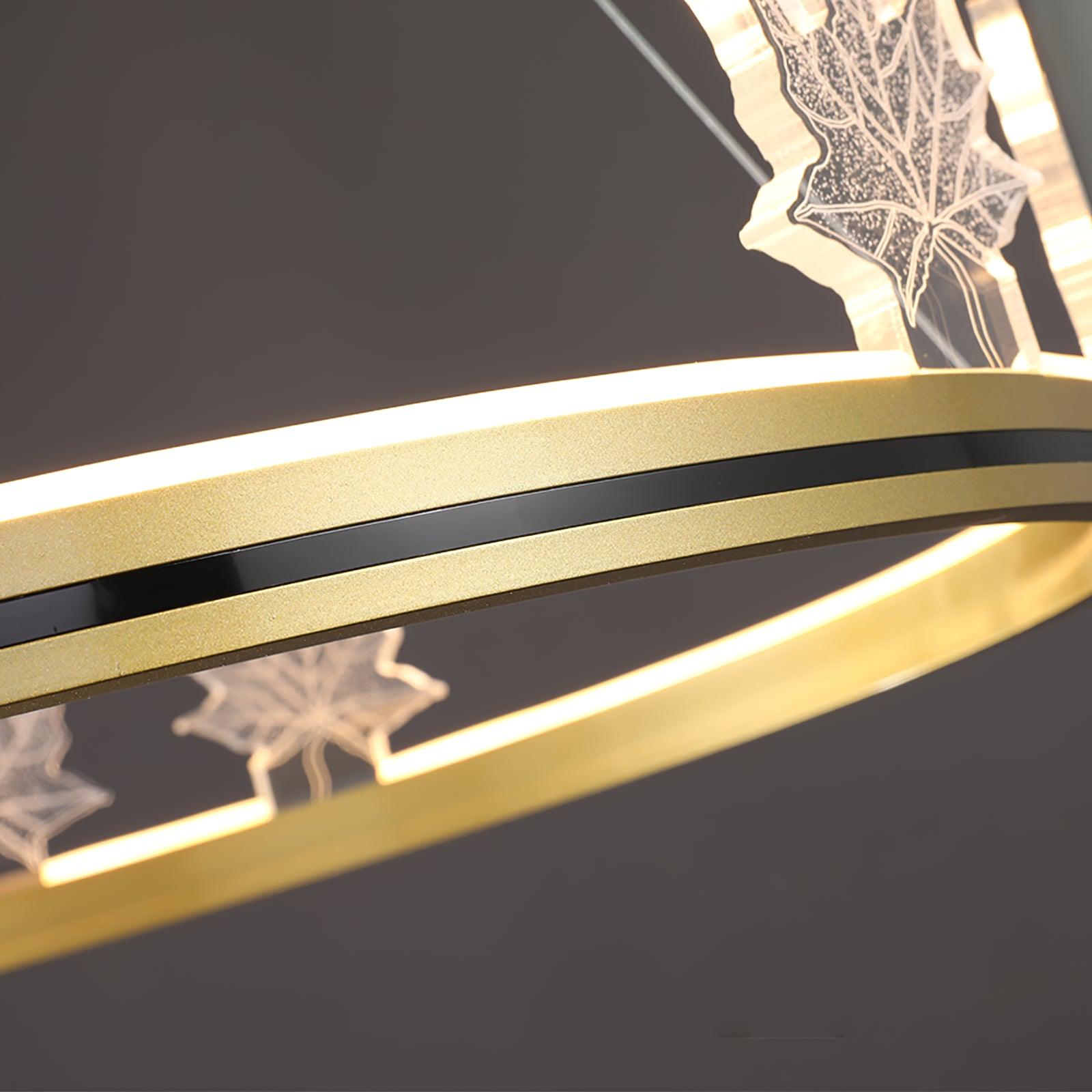 Ion Leaf Chandelier - Blowlighting