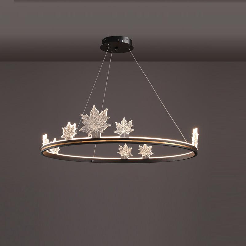 Ion Leaf Chandelier - Blowlighting