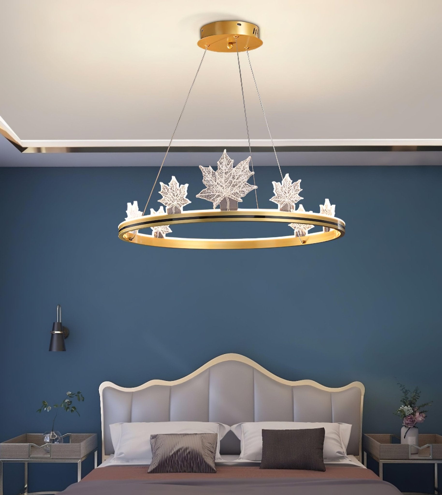 Ion Leaf Chandelier - Blowlighting