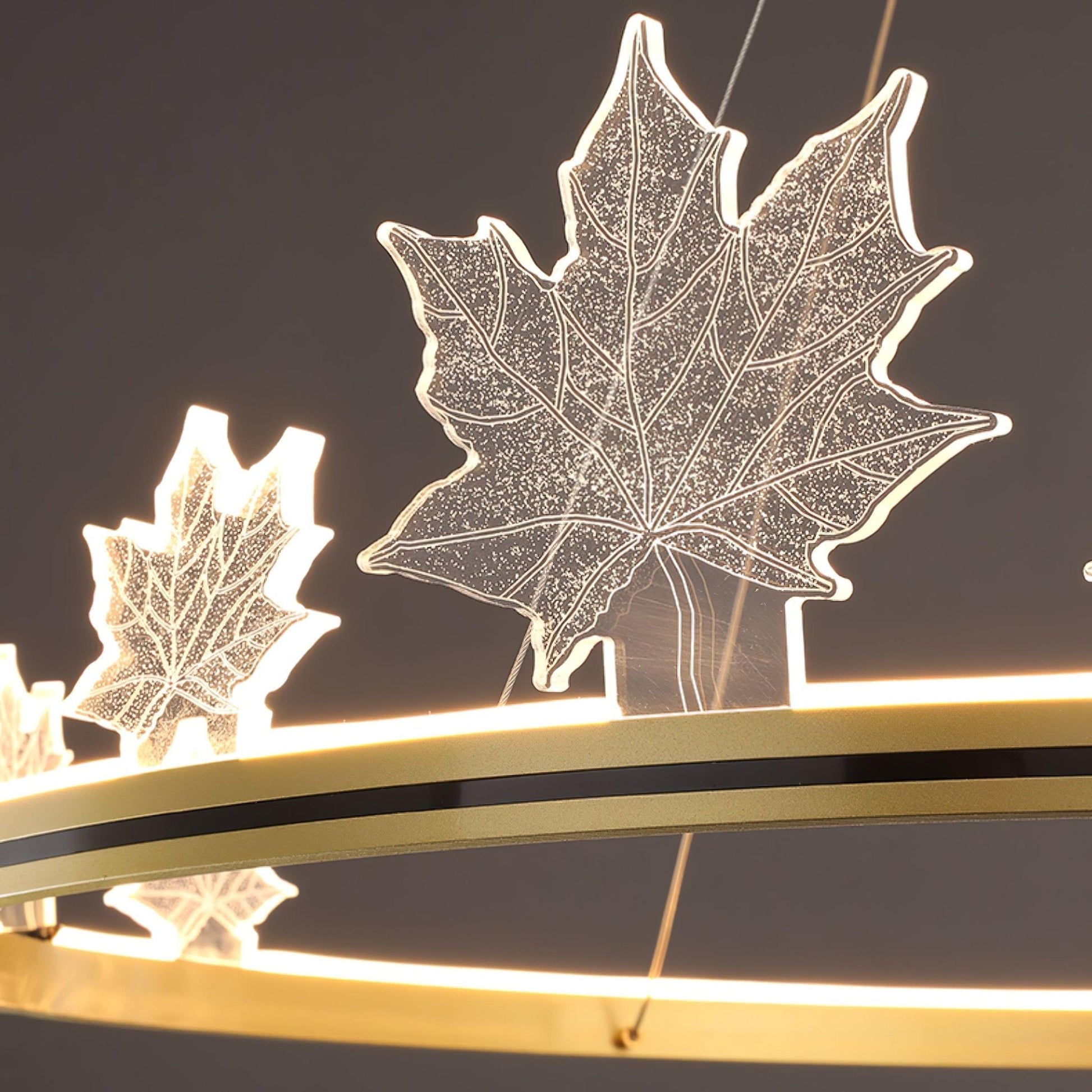 Ion Leaf Chandelier - Blowlighting