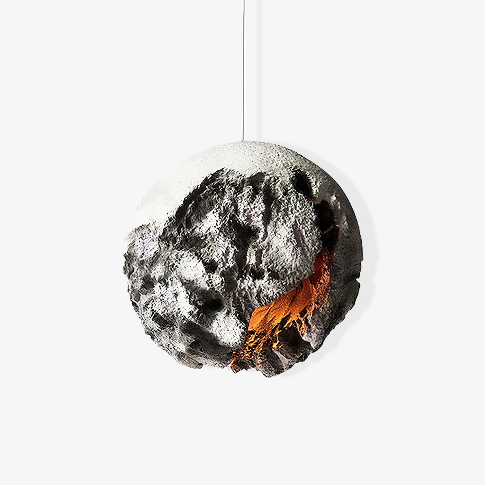 Ilphaara Irregular Planet Metal Plastic Pendant Lamp - Blowlighting