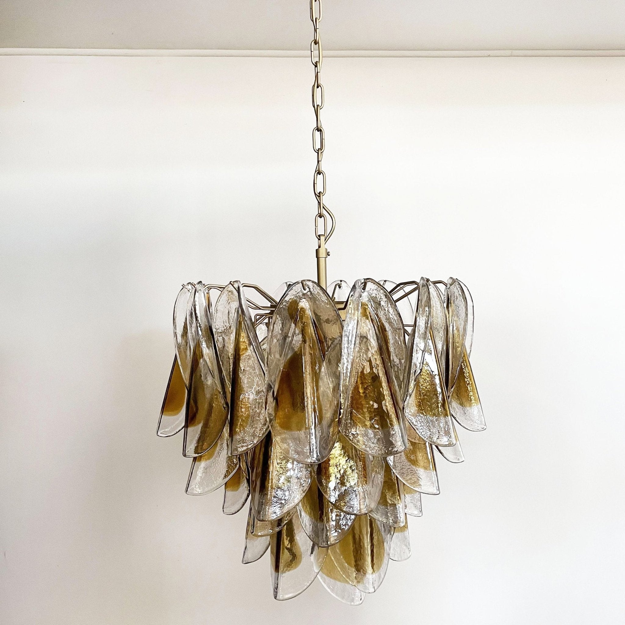 Aurora Chandelier Isabella Gold Petal Layered - Blowlighting