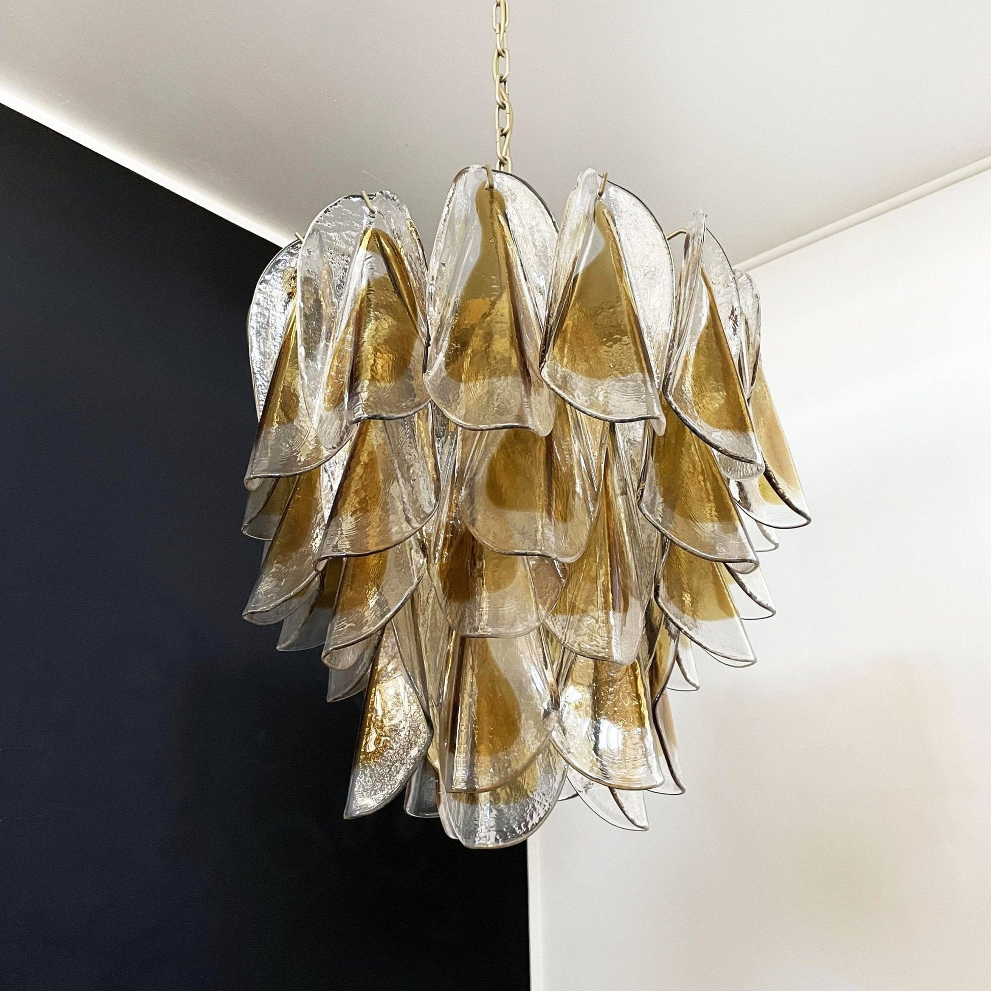 Aurora Chandelier Isabella Gold Petal Layered - Blowlighting