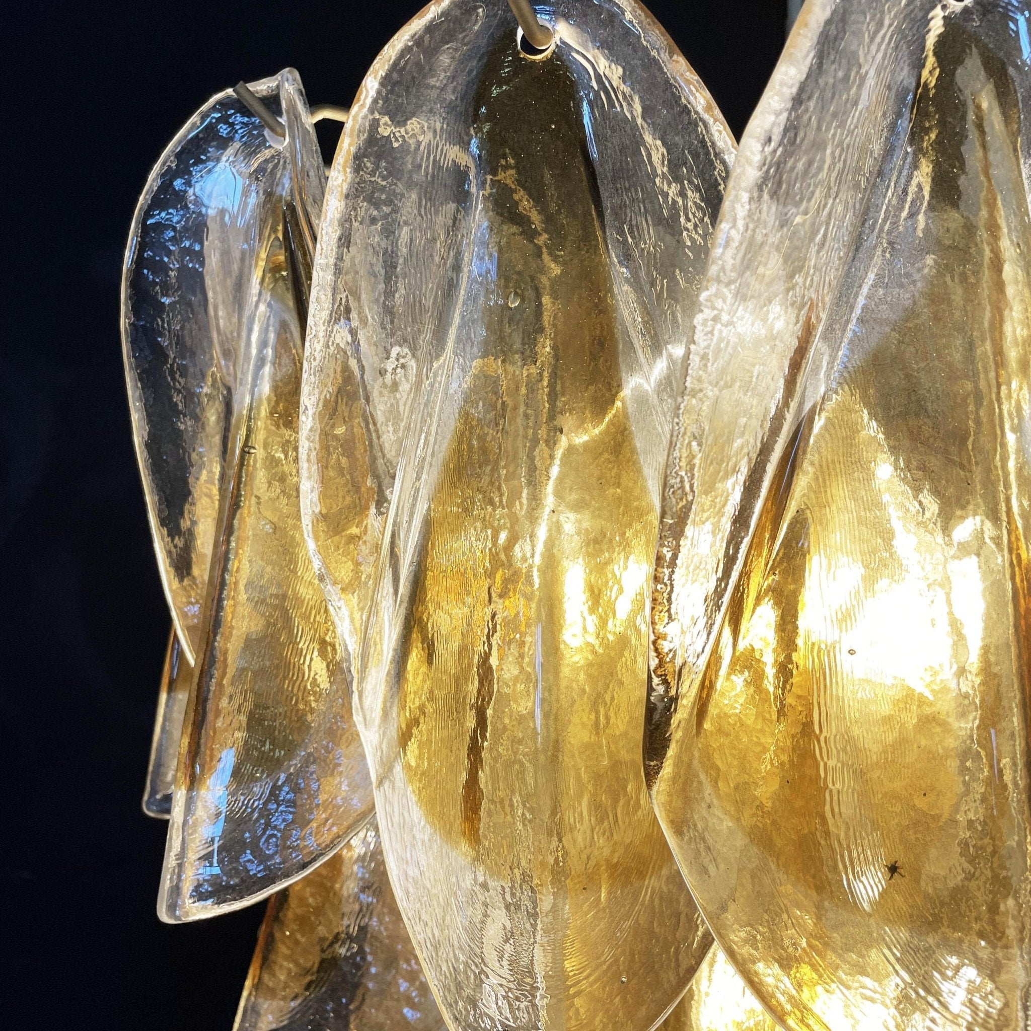 Aurora Chandelier Isabella Gold Petal Layered - Blowlighting