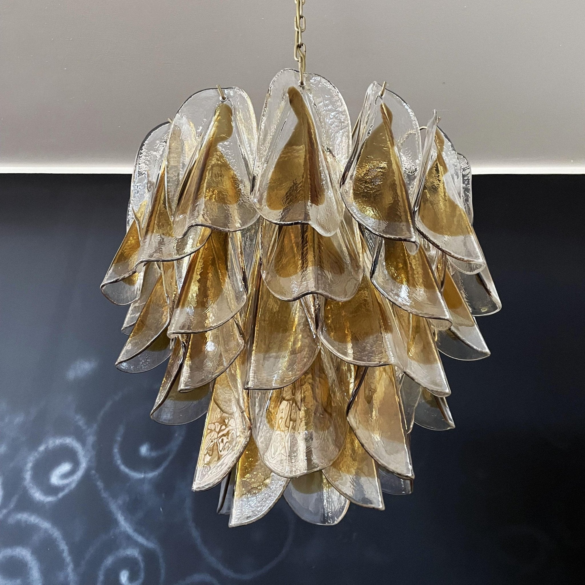 Aurora Chandelier Isabella Gold Petal Layered - Blowlighting