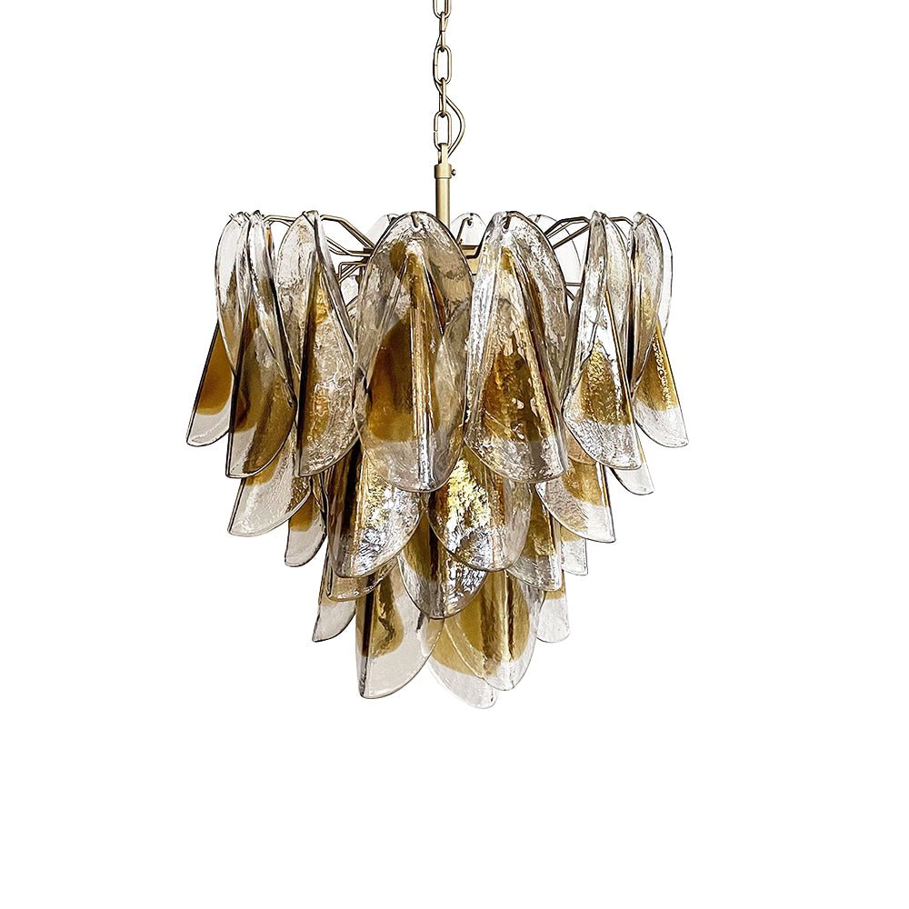 Aurora Chandelier Isabella Gold Petal Layered - Blowlighting