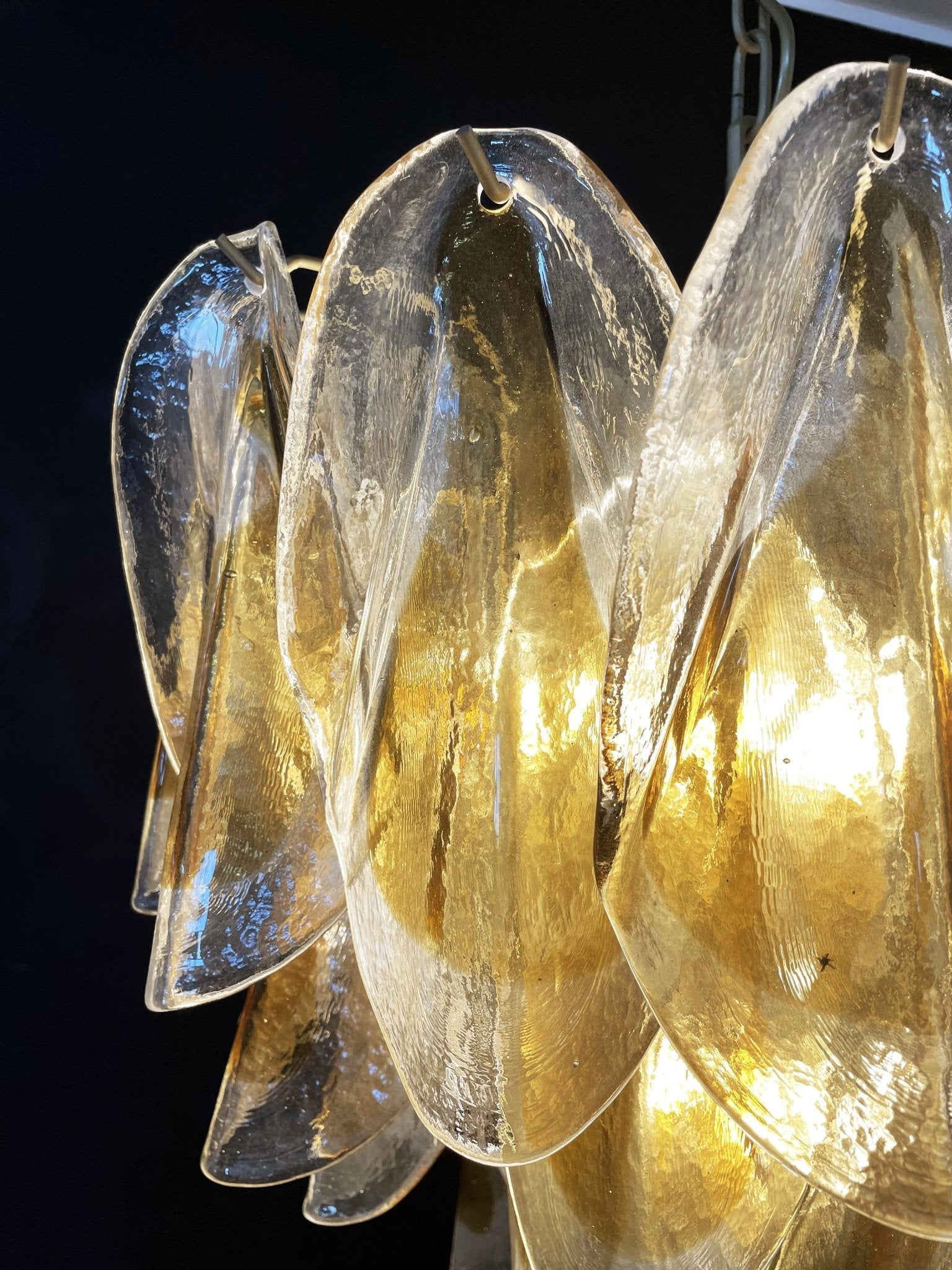 Aurora Chandelier Isabella Gold Petal Layered - Blowlighting