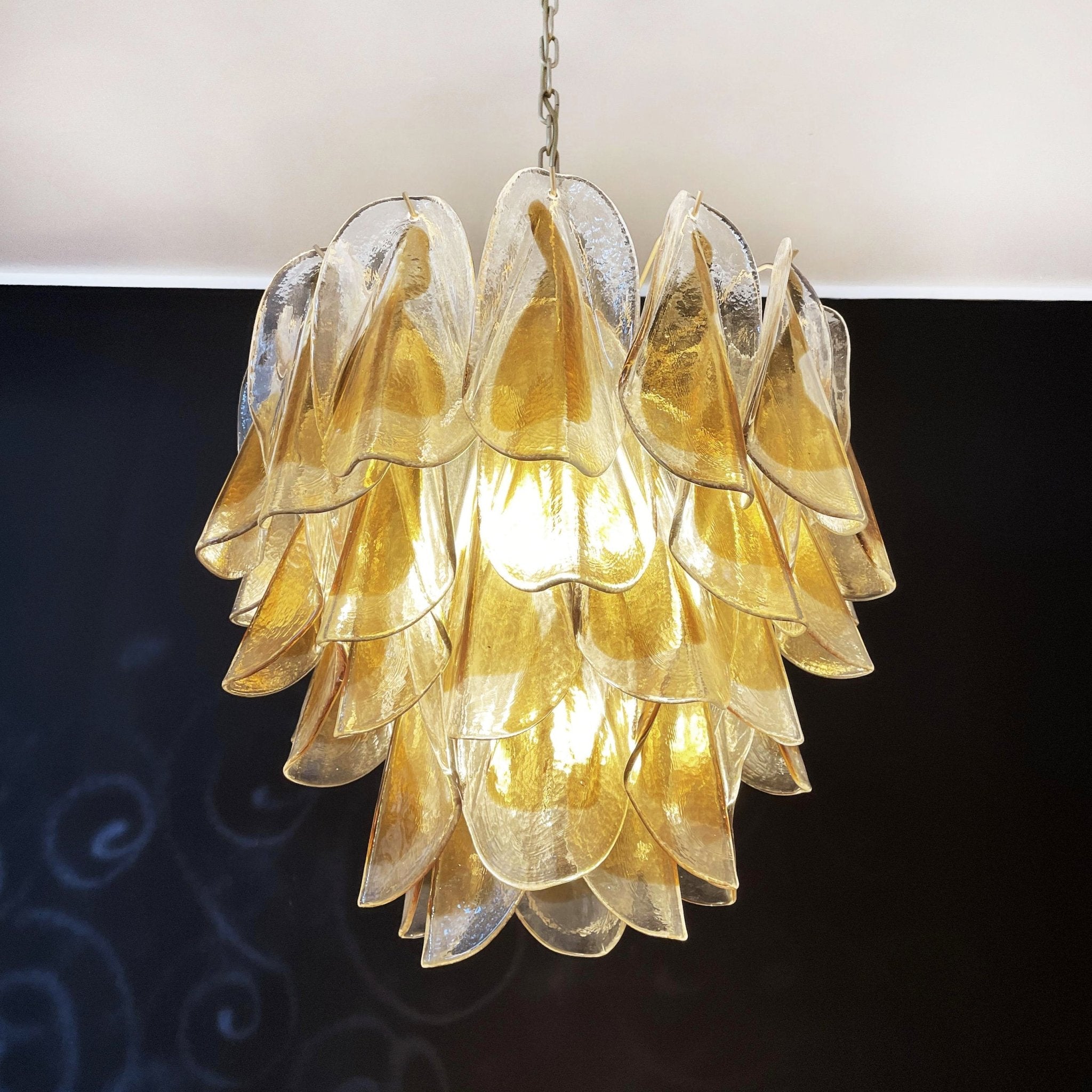 Aurora Chandelier Isabella Gold Petal Layered - Blowlighting