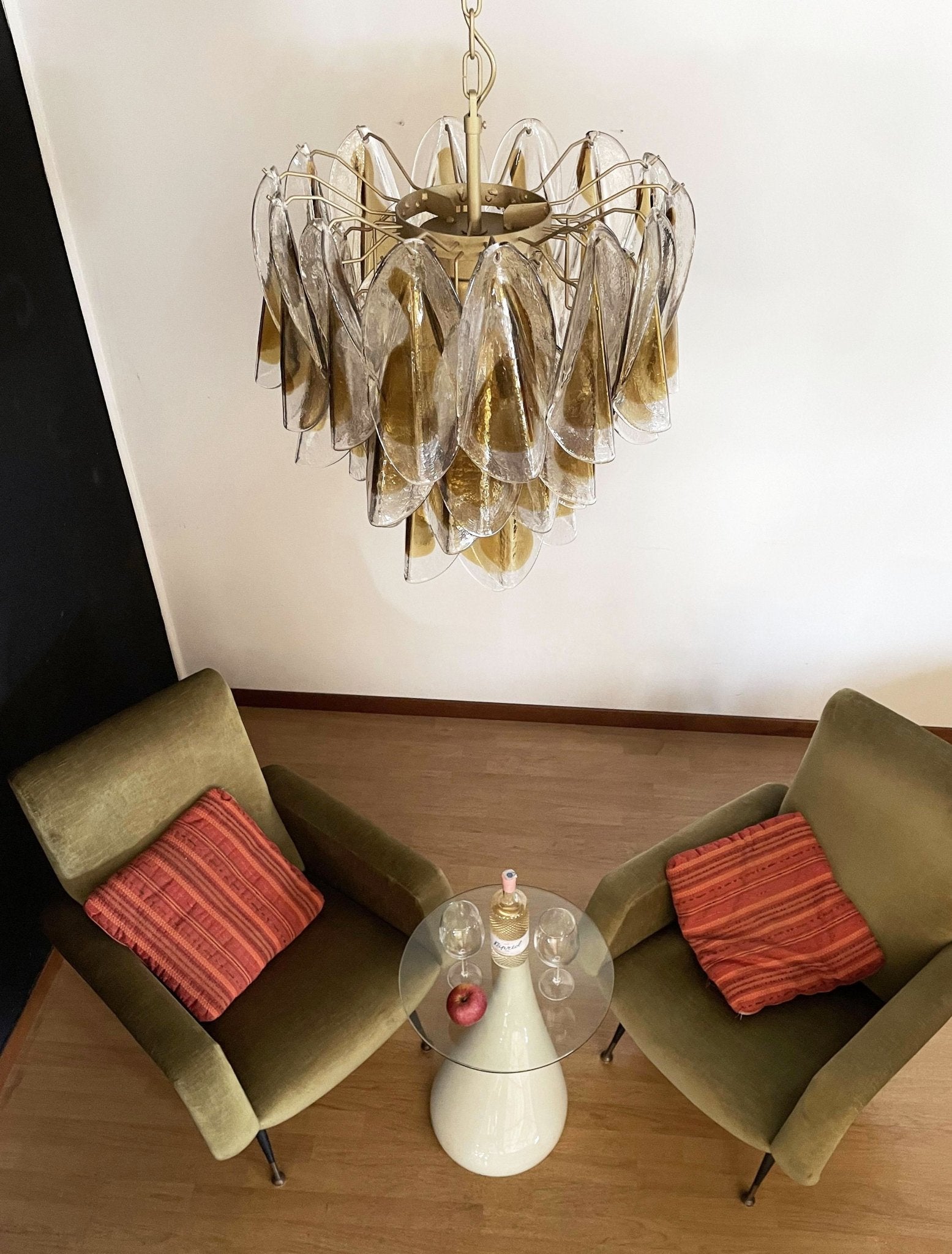 Aurora Chandelier Isabella Gold Petal Layered - Blowlighting