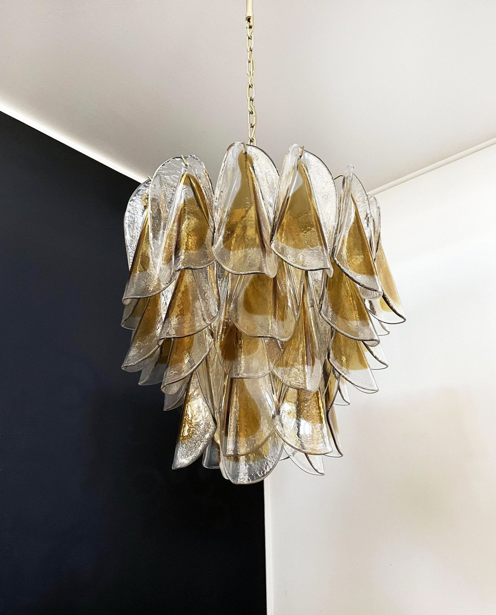 Aurora Chandelier Isabella Gold Petal Layered - Blowlighting