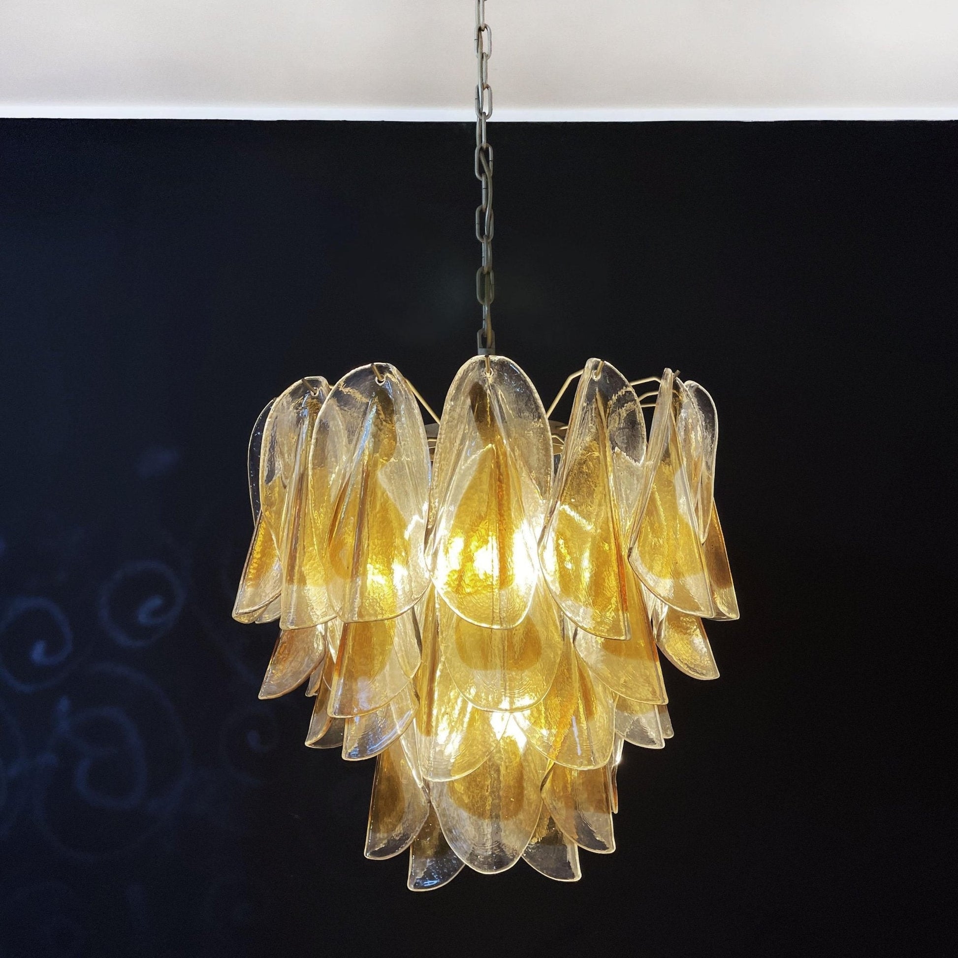 Aurora Chandelier Isabella Gold Petal Layered - Blowlighting