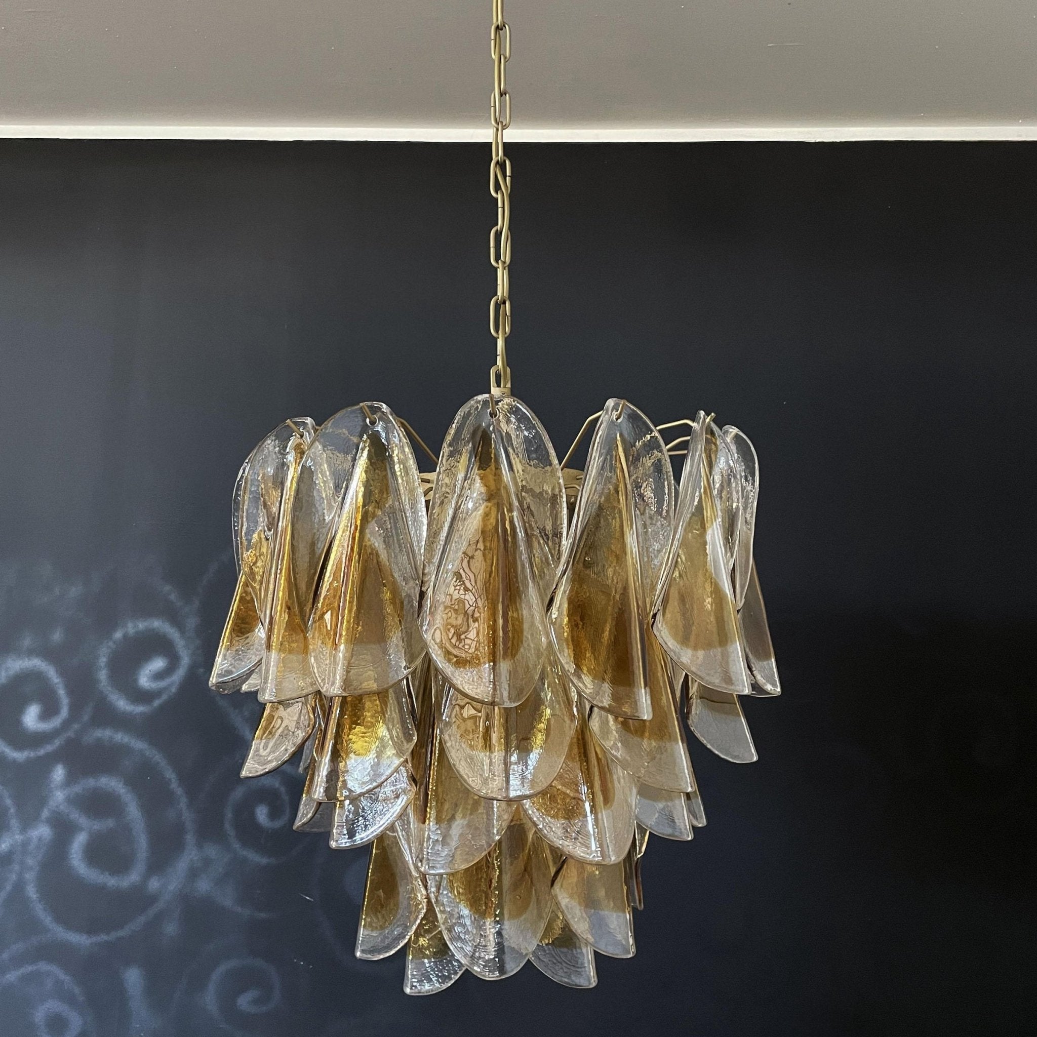 Aurora Chandelier Isabella Gold Petal Layered - Blowlighting