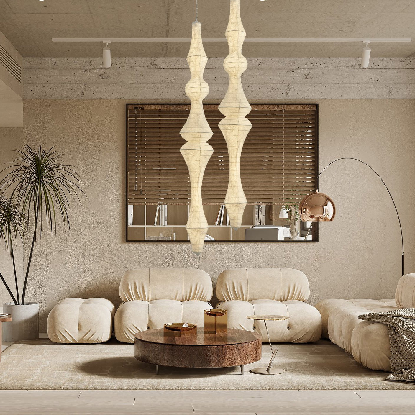 Zonoria Artisanal Silk Pendant Light - Blowlighting