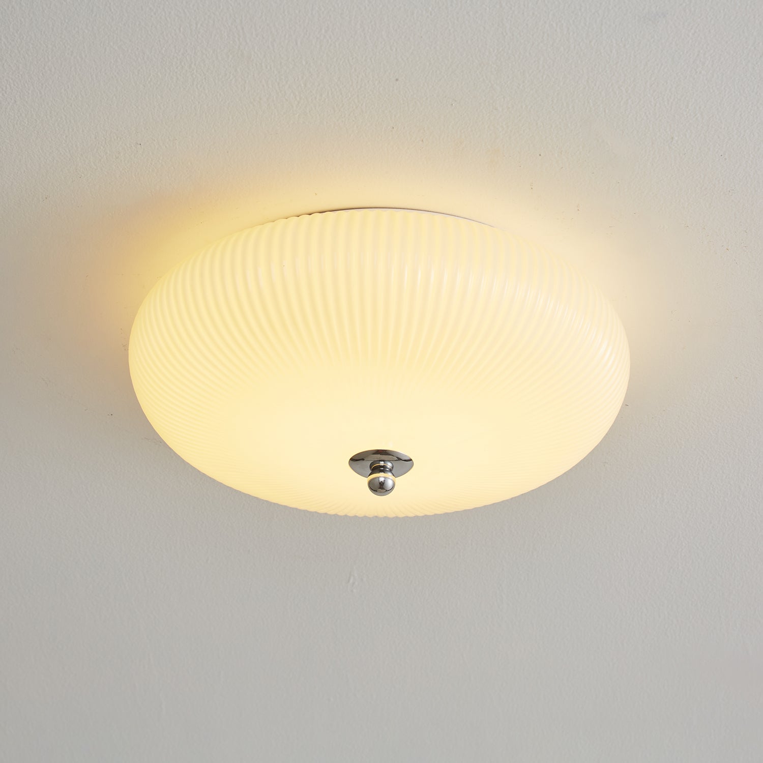 Ivory Ripple Ceiling Light - Blowlighting