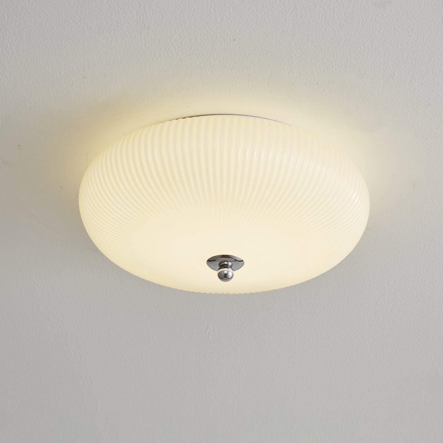 Ivory Ripple Ceiling Light - Blowlighting