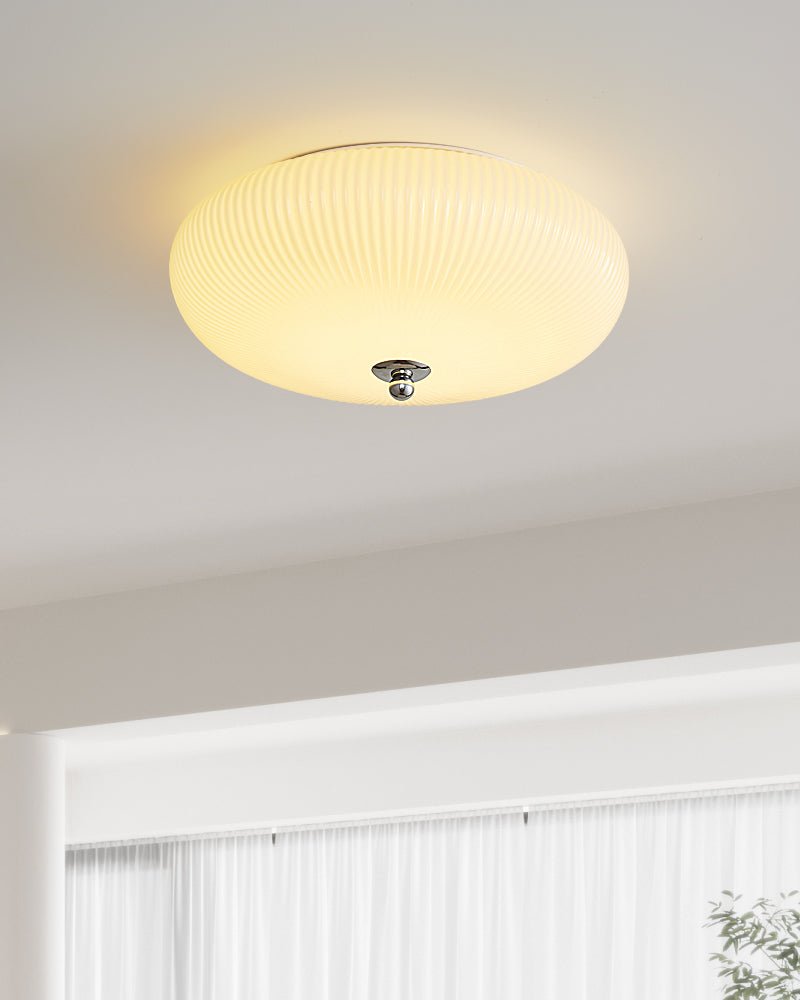 Ivory Ripple Ceiling Light - Blowlighting