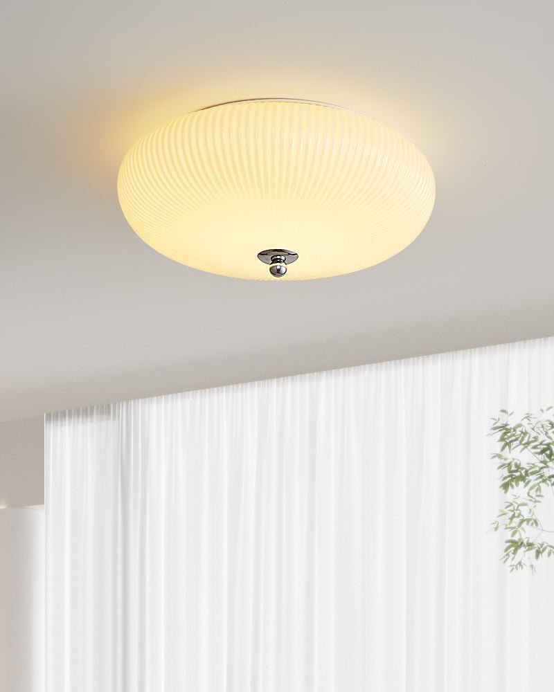 Ivory Ripple Ceiling Light - Blowlighting