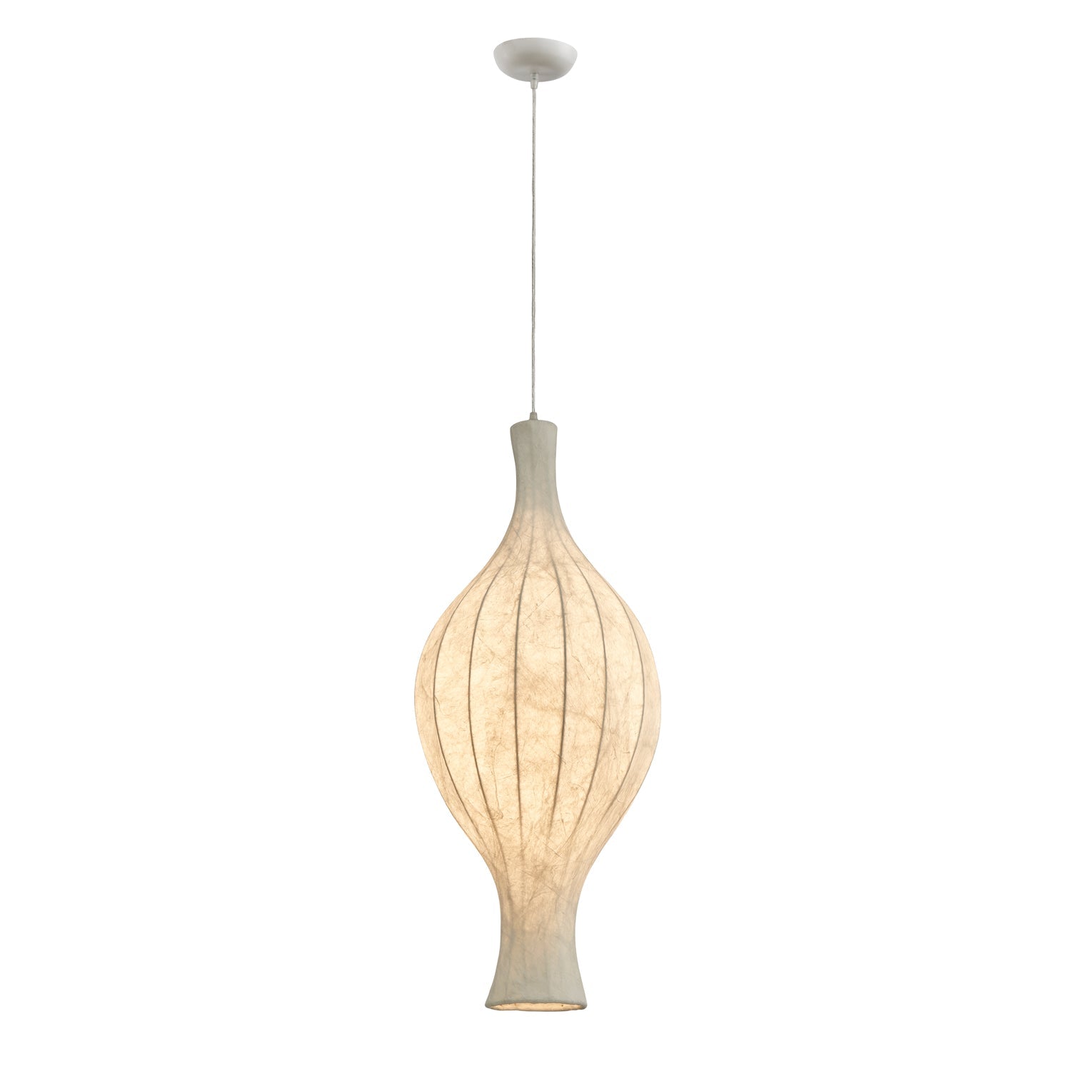 Orvelion Organic Mulberry Silk Pendant Light - Blowlighting