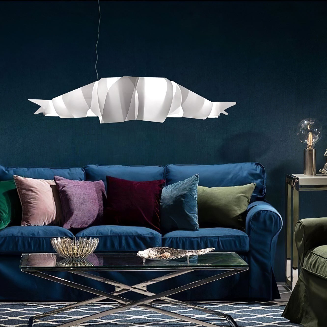 Ribbon Playful PVC Chandelier - Blowlighting