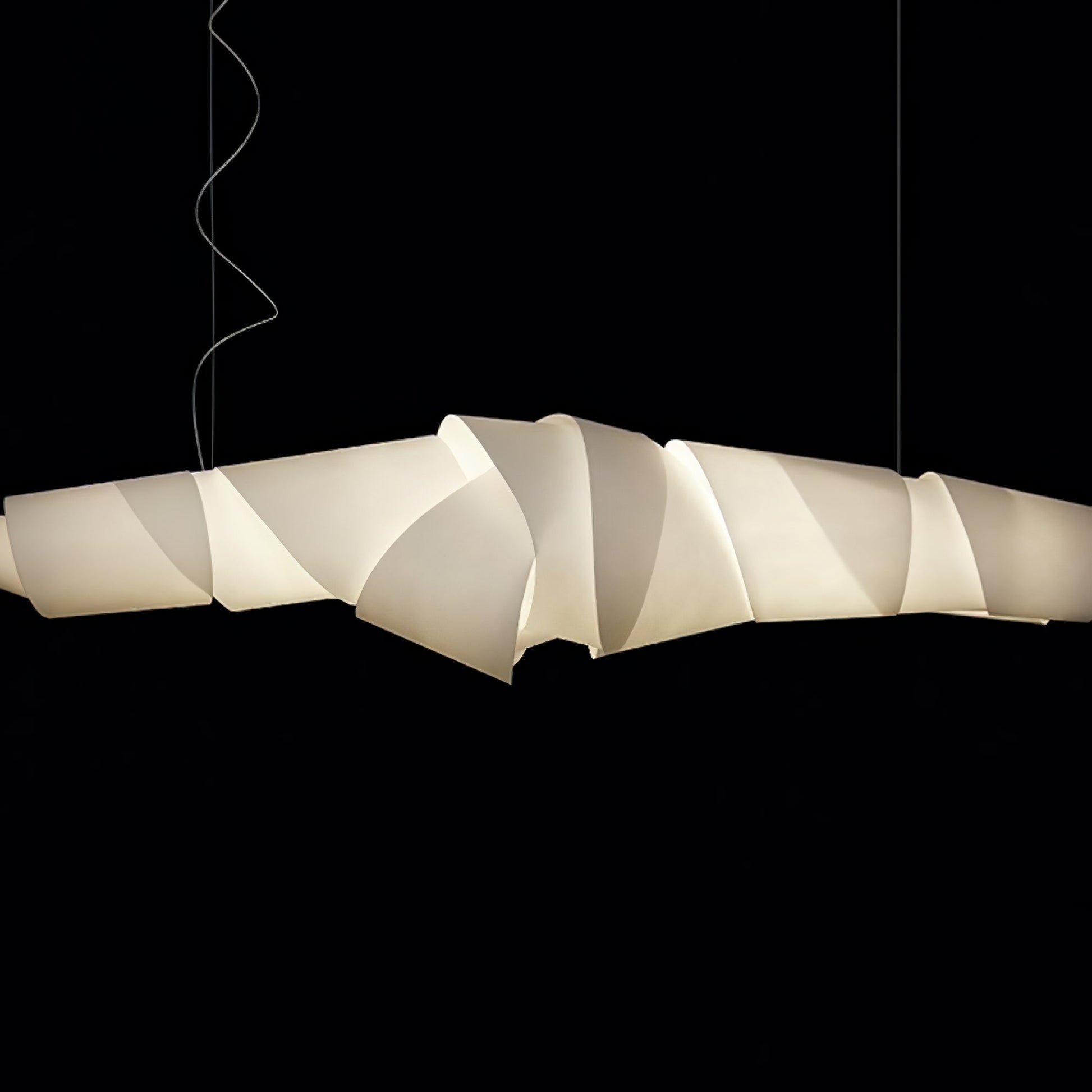 Ribbon Playful PVC Chandelier - Blowlighting