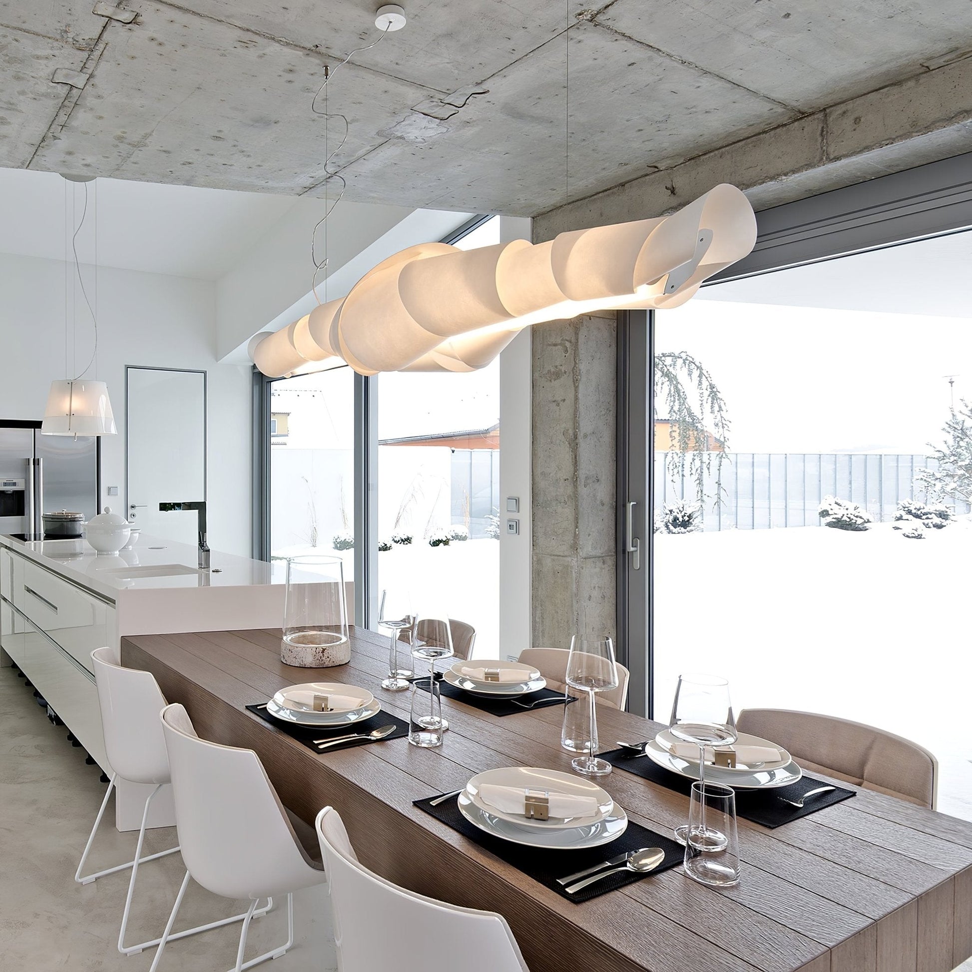 Ribbon Playful PVC Chandelier - Blowlighting