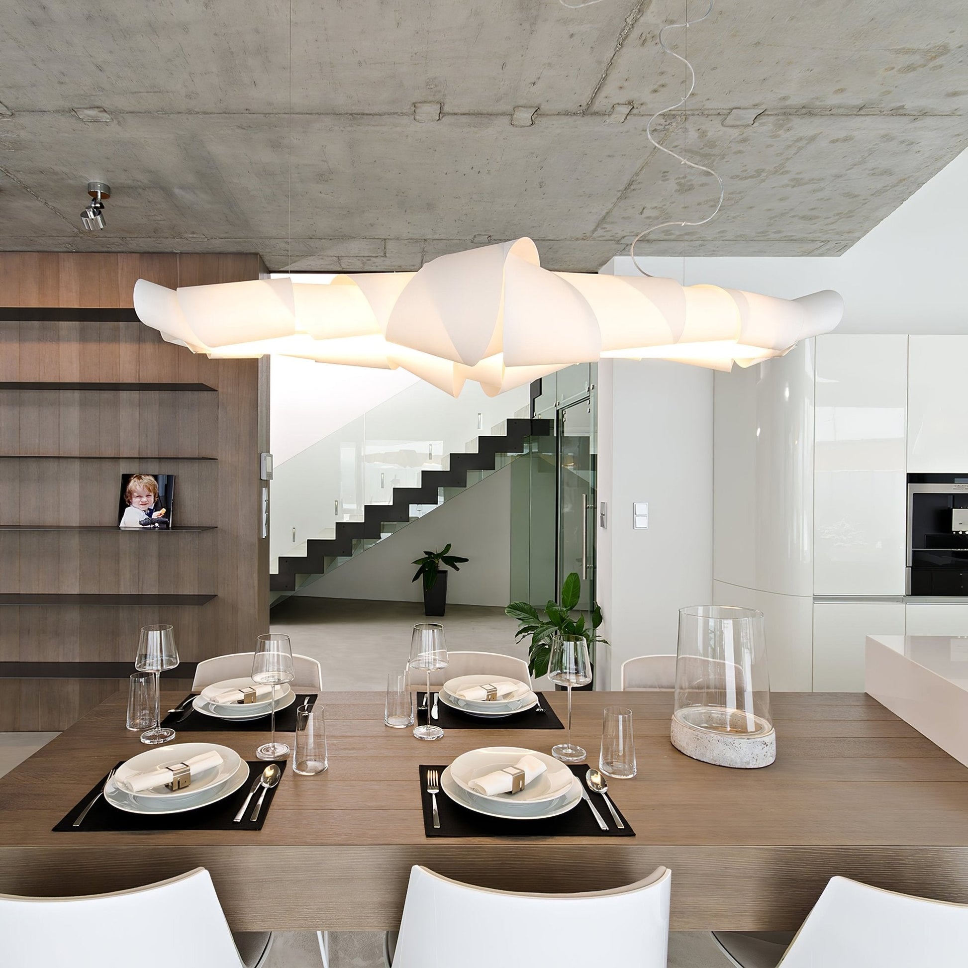 Ribbon Playful PVC Chandelier - Blowlighting