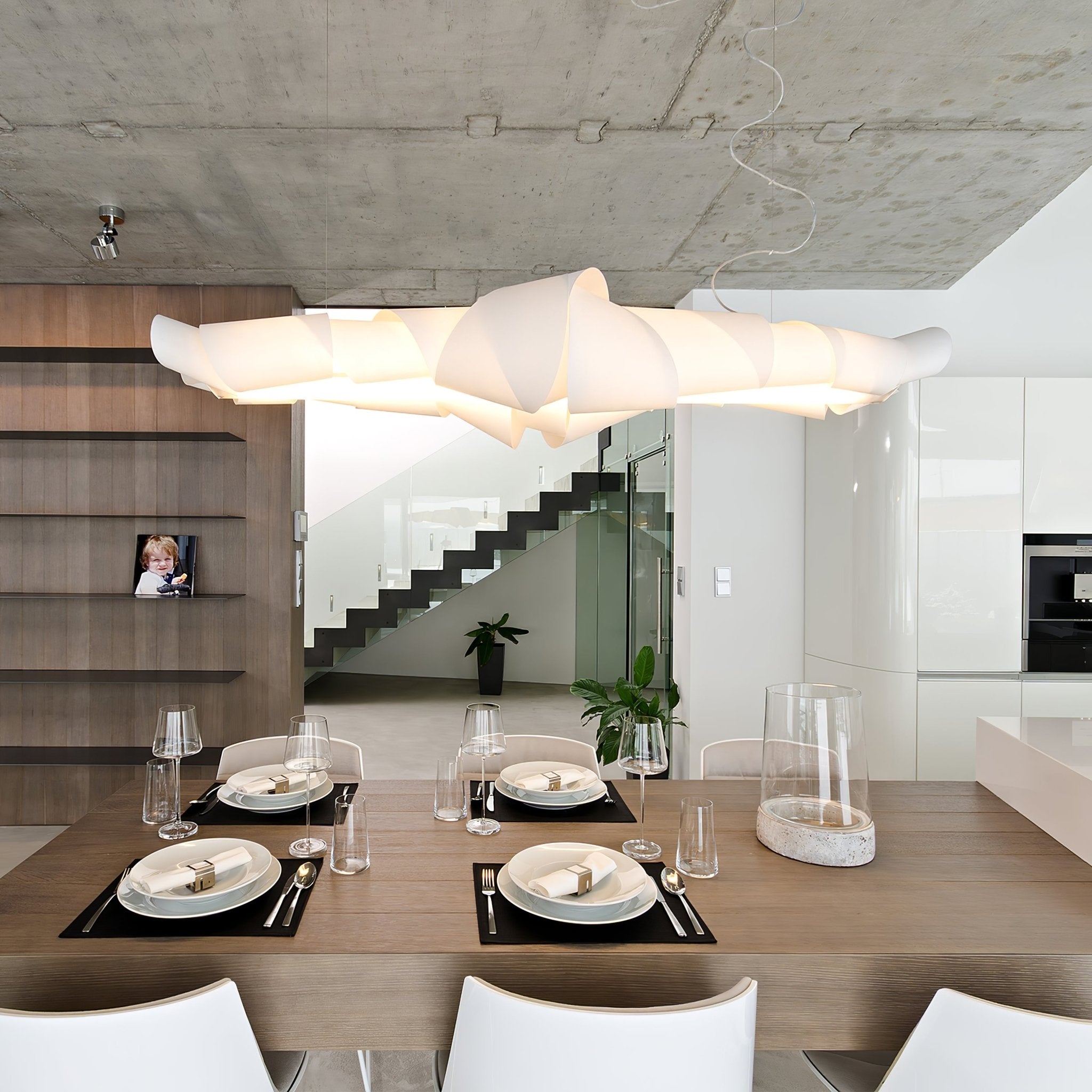 Ribbon Playful PVC Chandelier - Blowlighting