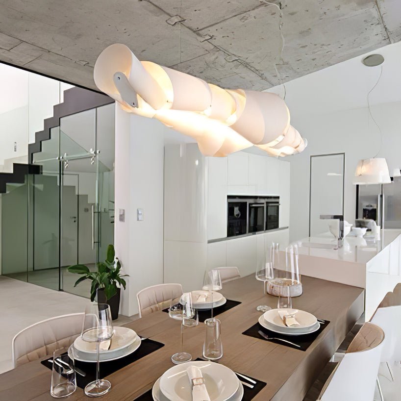 Ribbon Playful PVC Chandelier - Blowlighting