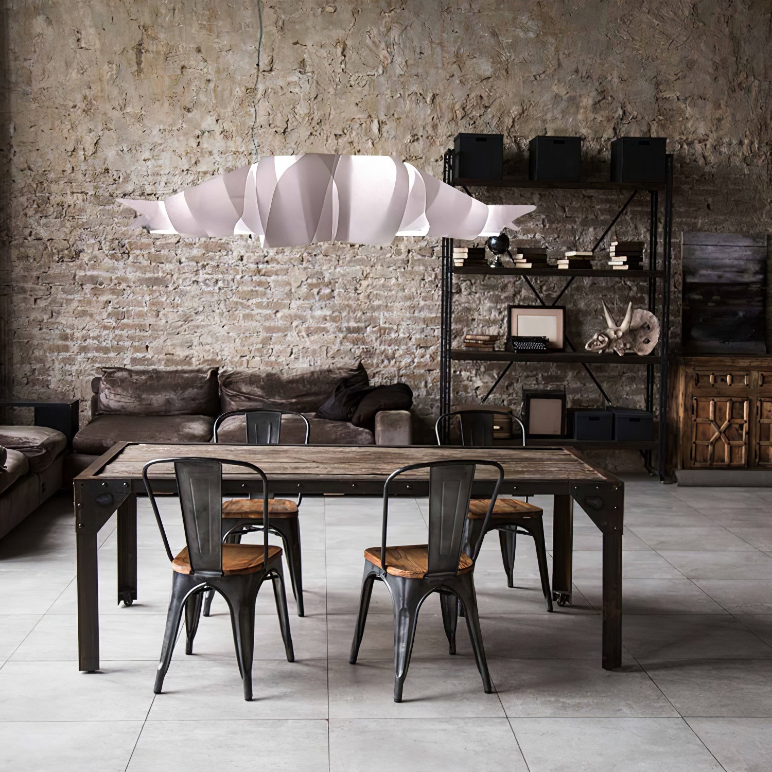 Ribbon Playful PVC Chandelier - Blowlighting