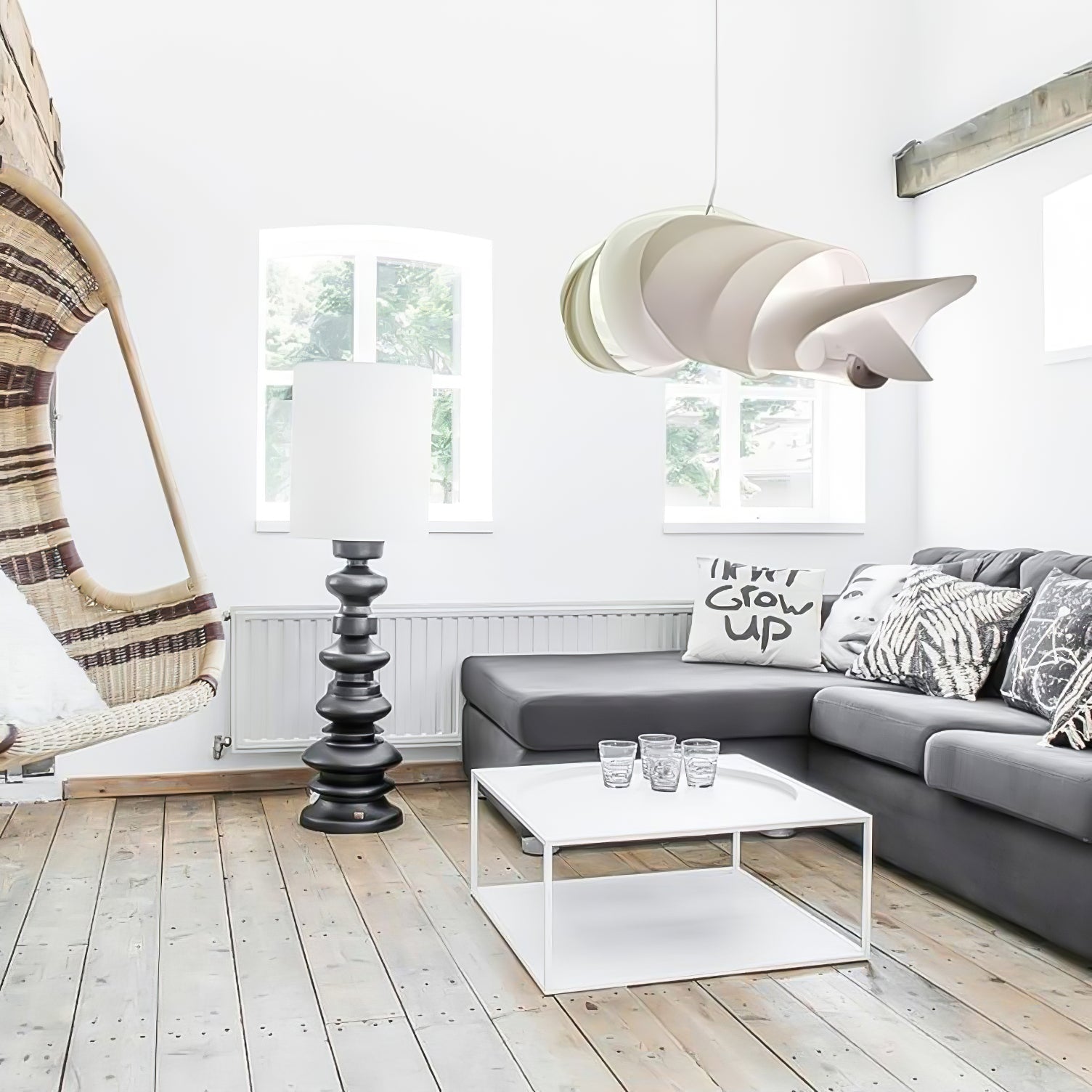 Ribbon Playful PVC Chandelier - Blowlighting