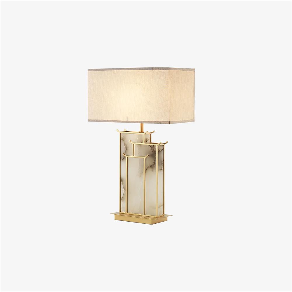Nysilor Rectangular Glass Table Lamp - Blowlighting