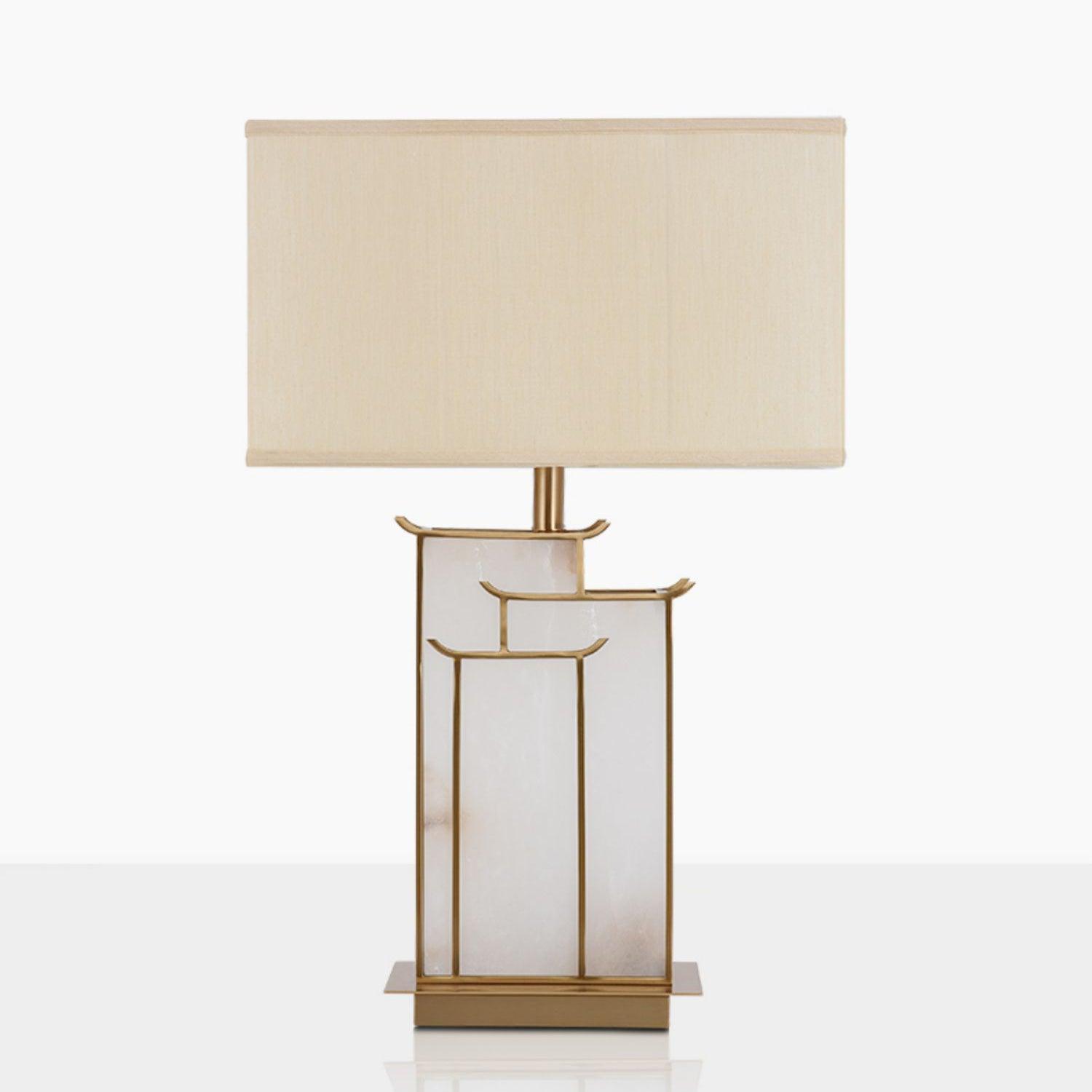 Nysilor Rectangular Glass Table Lamp - Blowlighting