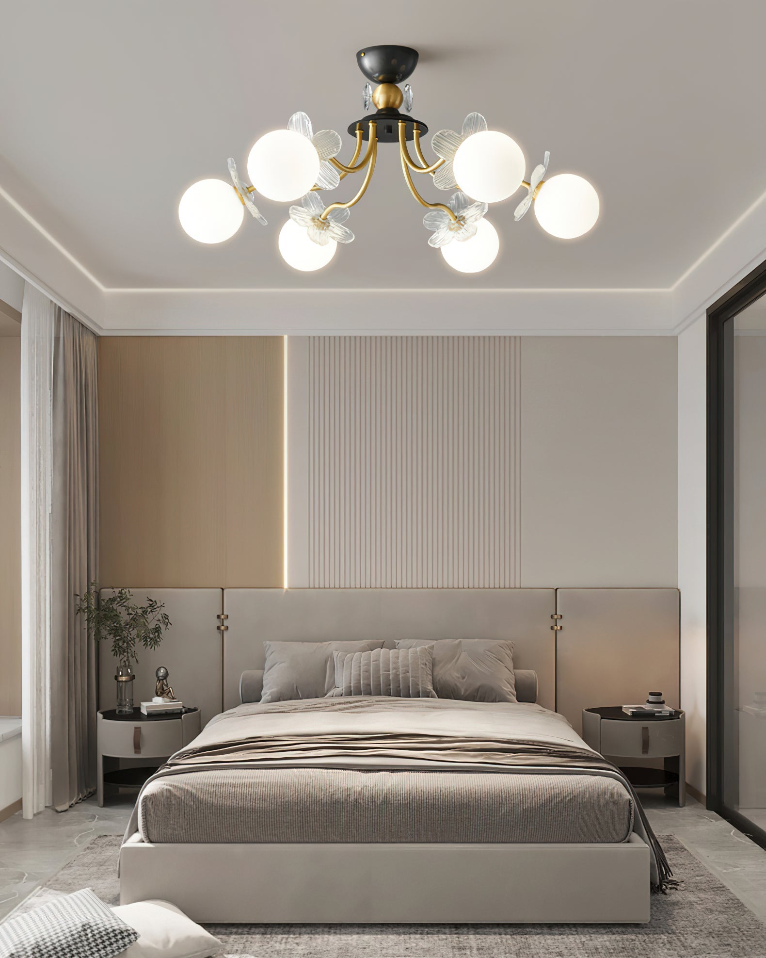 Blossom Flower Glass Chandelier - Blowlighting