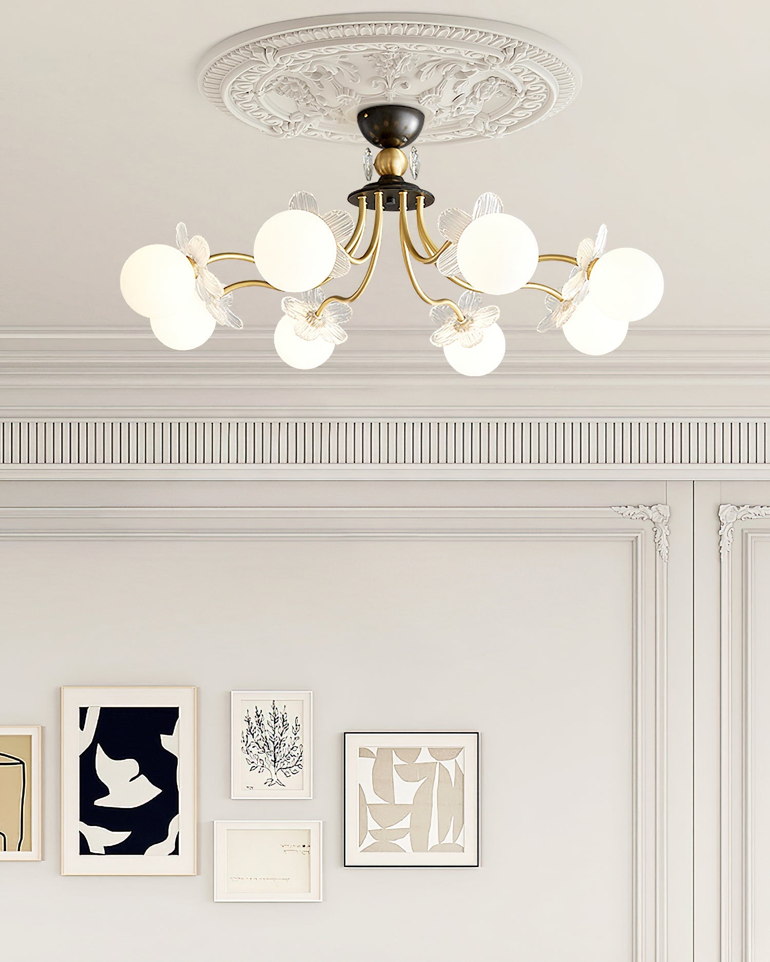 Blossom Flower Glass Chandelier - Blowlighting