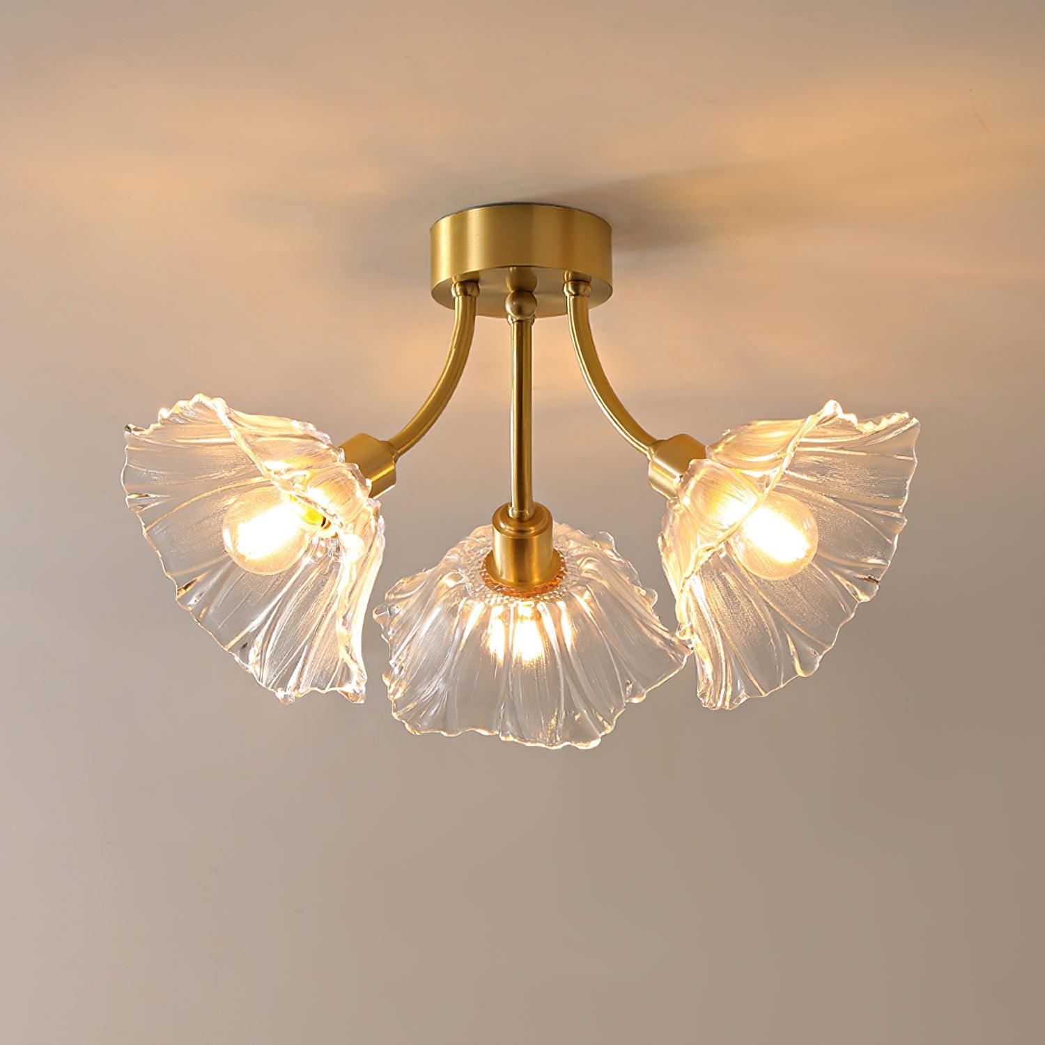 Kalin Flower Glass Ceiling Lamp - Blowlighting