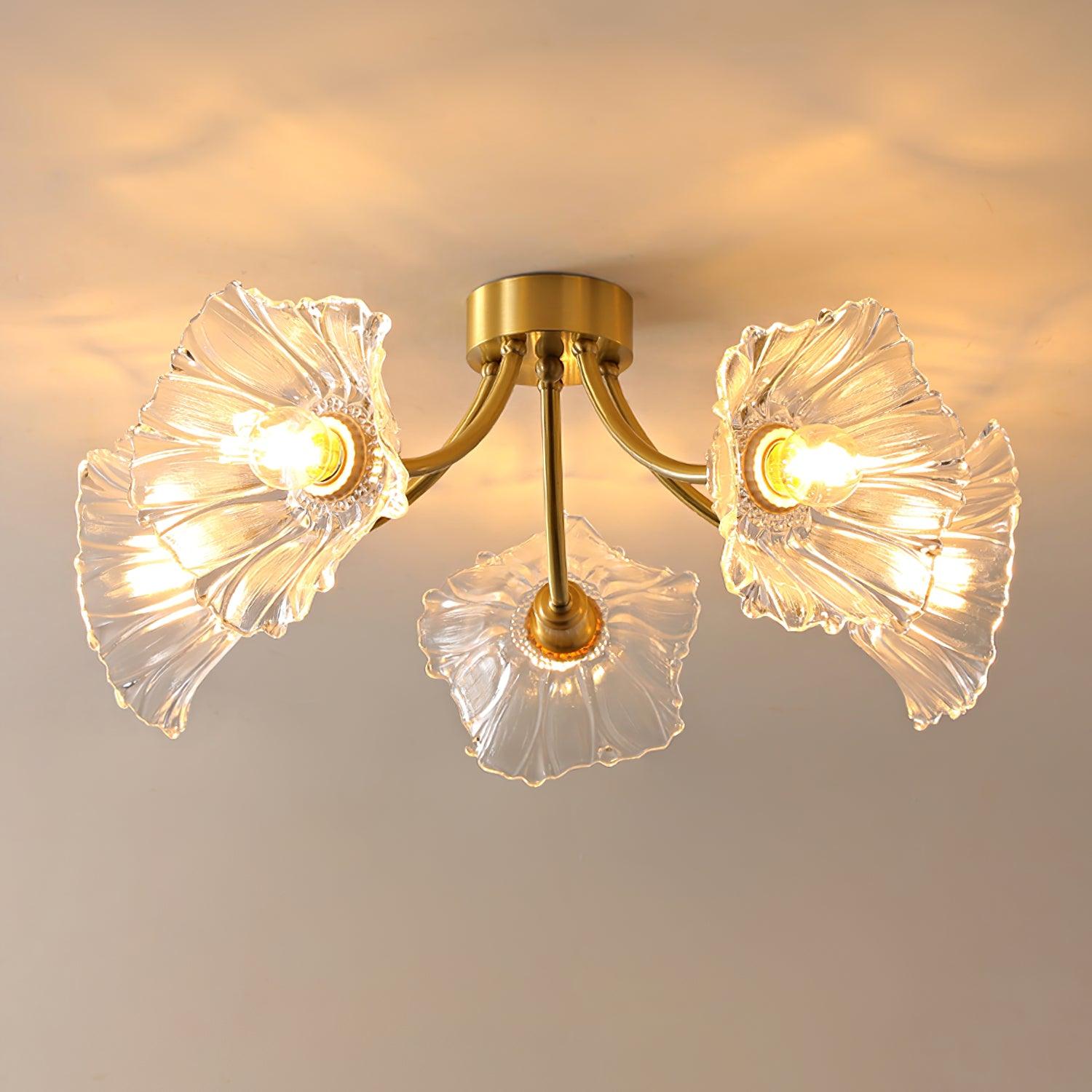 Kalin Flower Glass Ceiling Lamp - Blowlighting